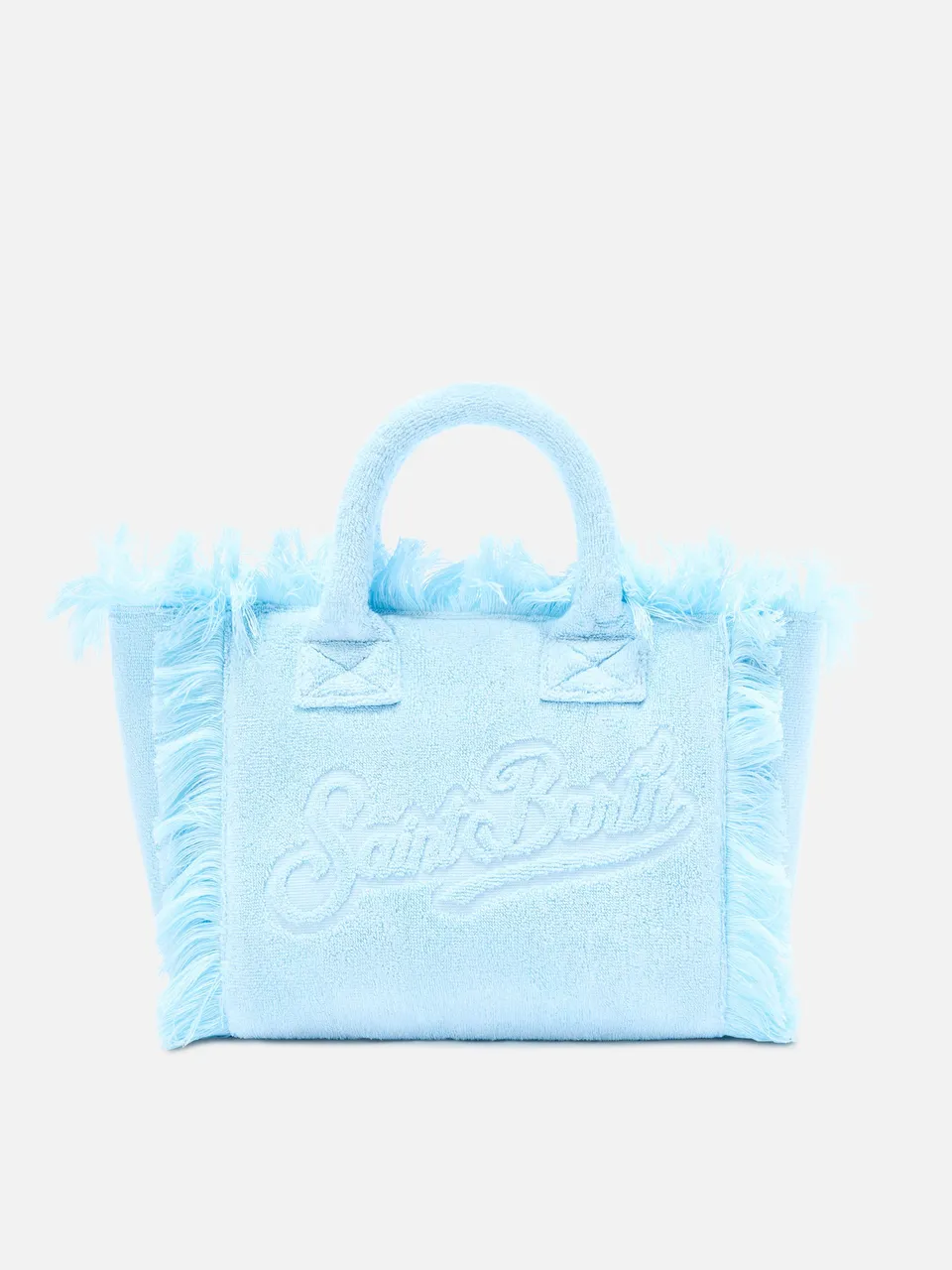 mc2-saint-barth-borsa-colette-in-tessuto-effetto-spugna-azzurro image 1