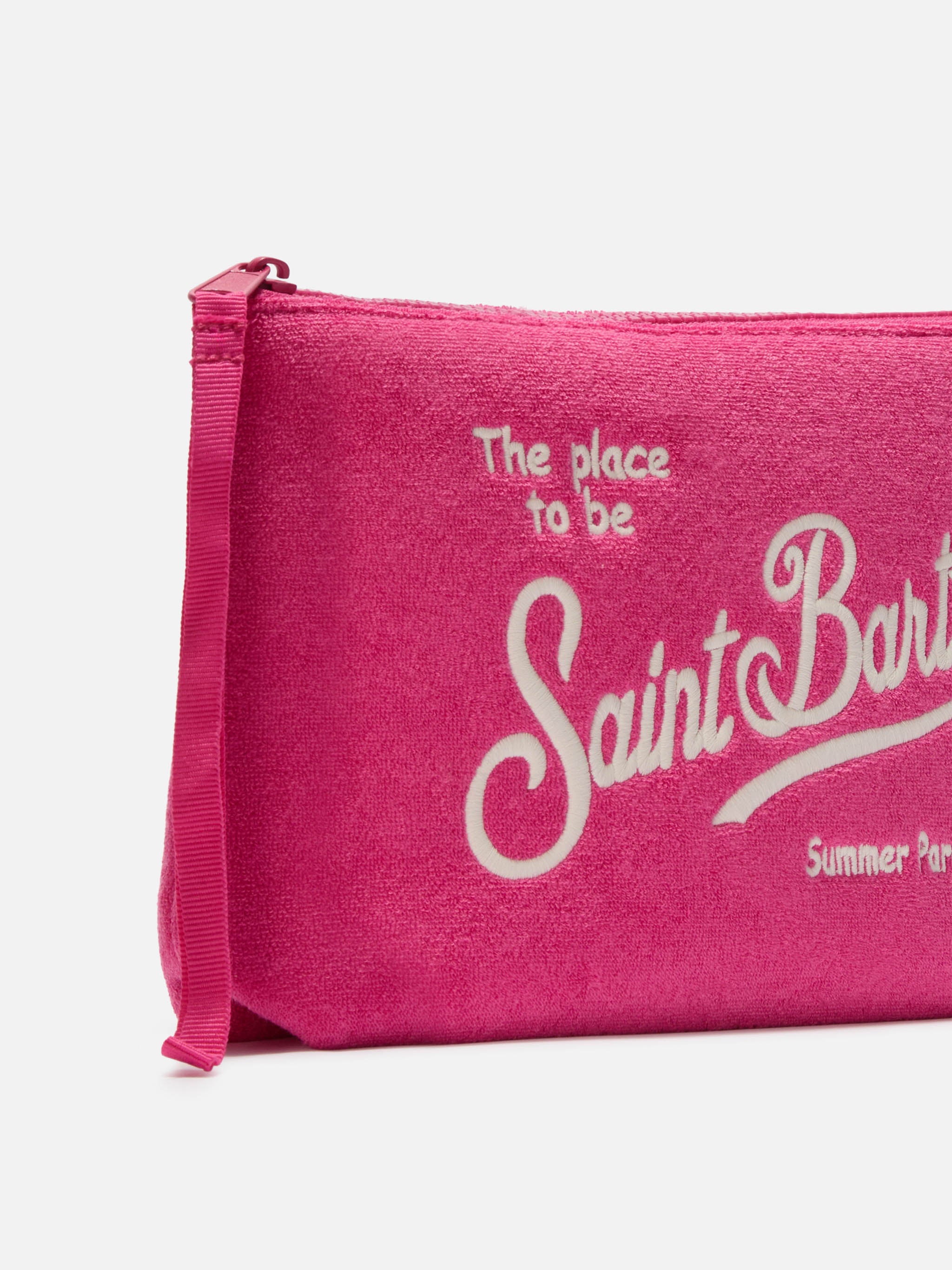 mc2-saint-barth-aline-pochette-effetto-spugna-rosa image 2