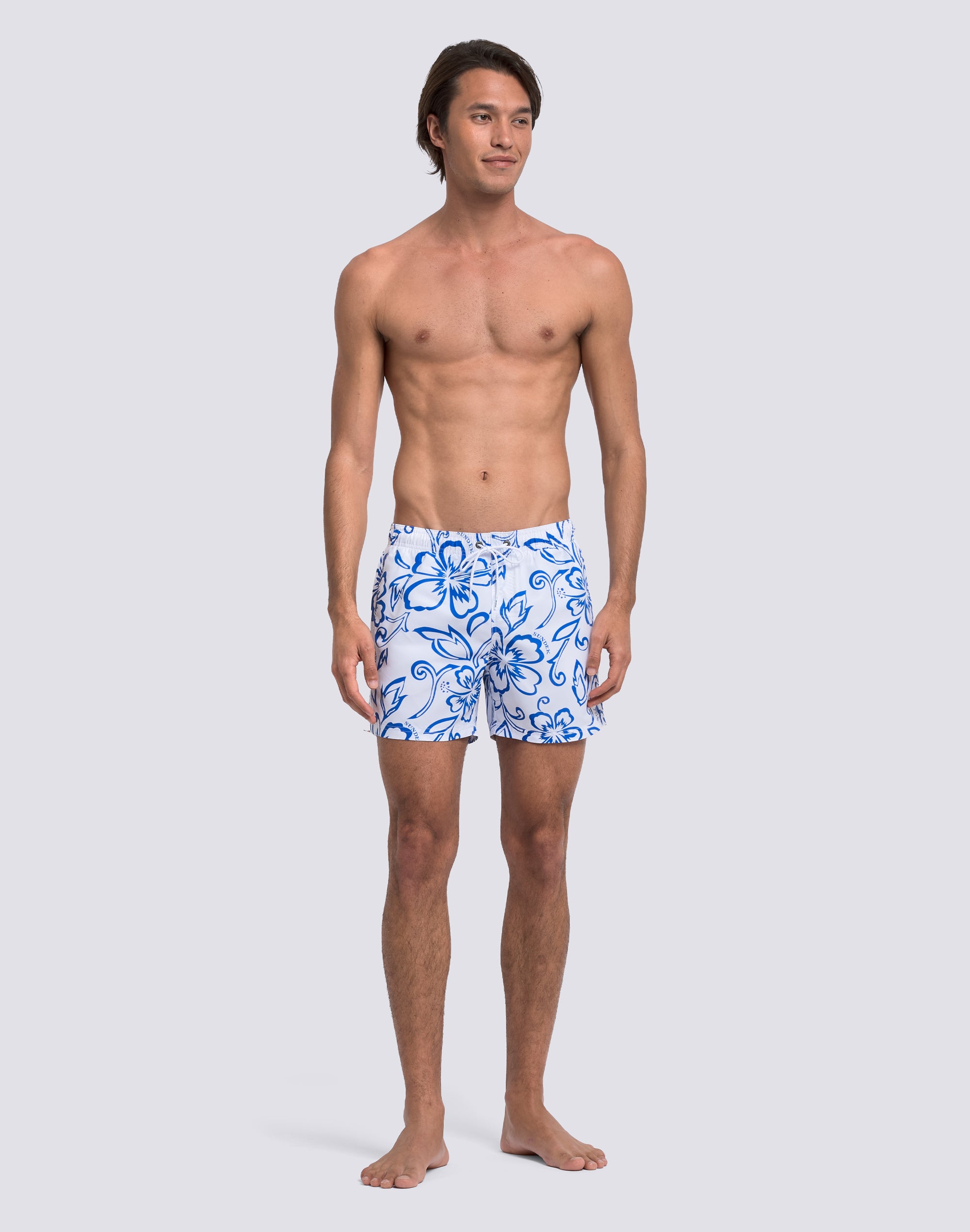sundek-costume-uomo-corto-archive-hibiscus-sk23-vita-elasticata image 3