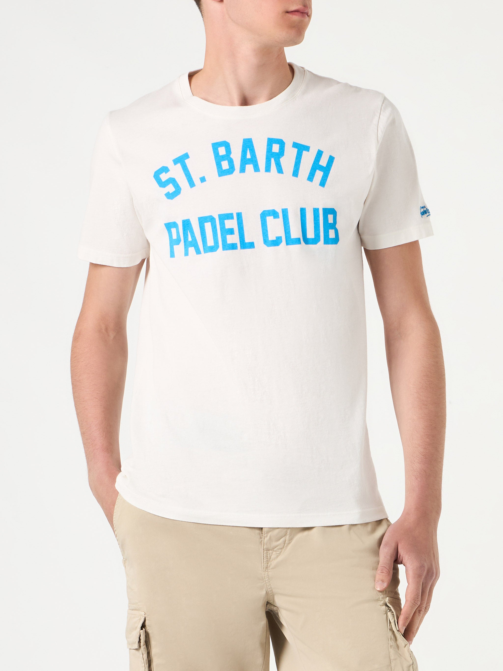 mc2-saint-barth-t-shirt-jack-uomo-bianca-st-barth-padel-club image 2