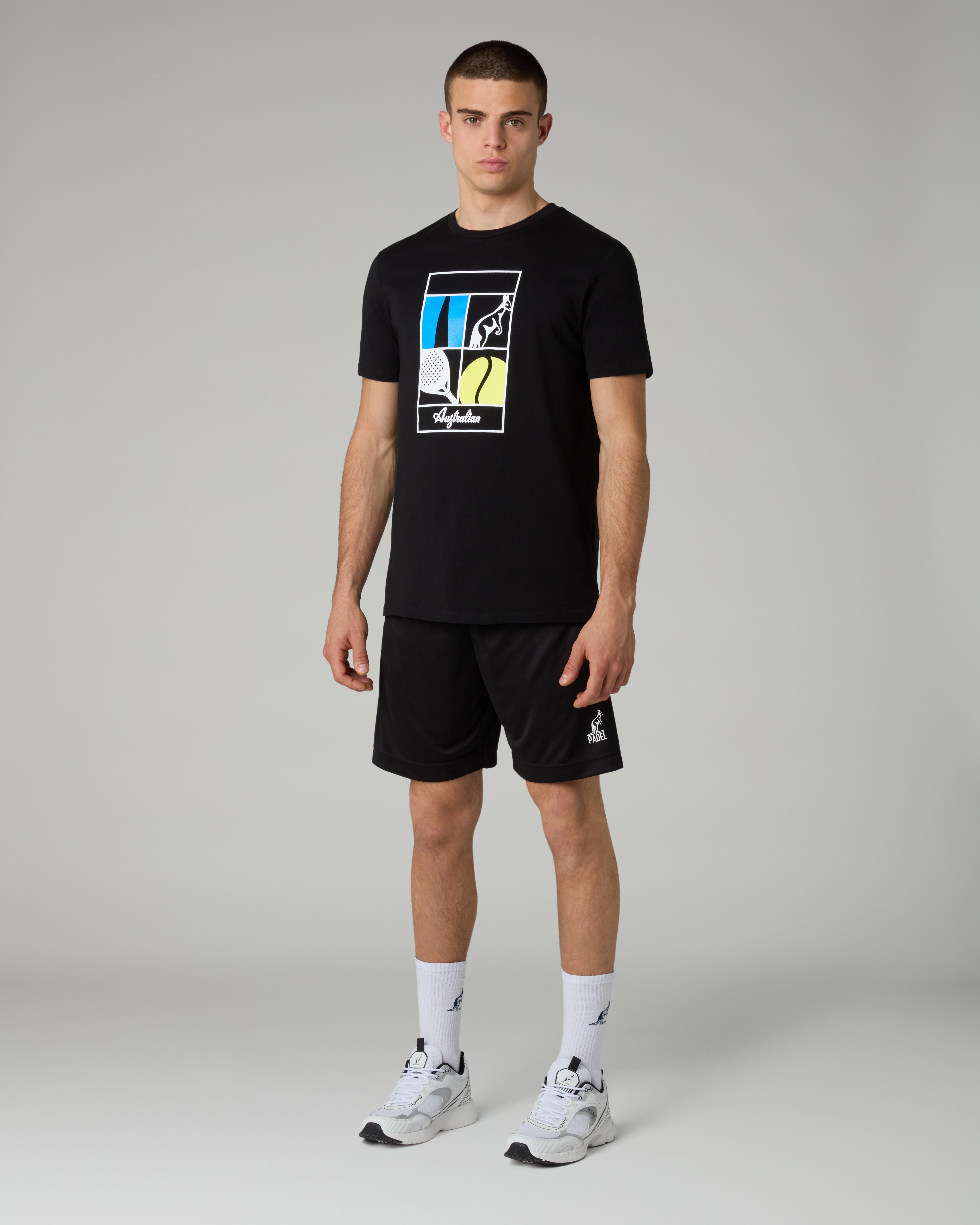australian-meridiana-t-shirt-cotone-nera image 2