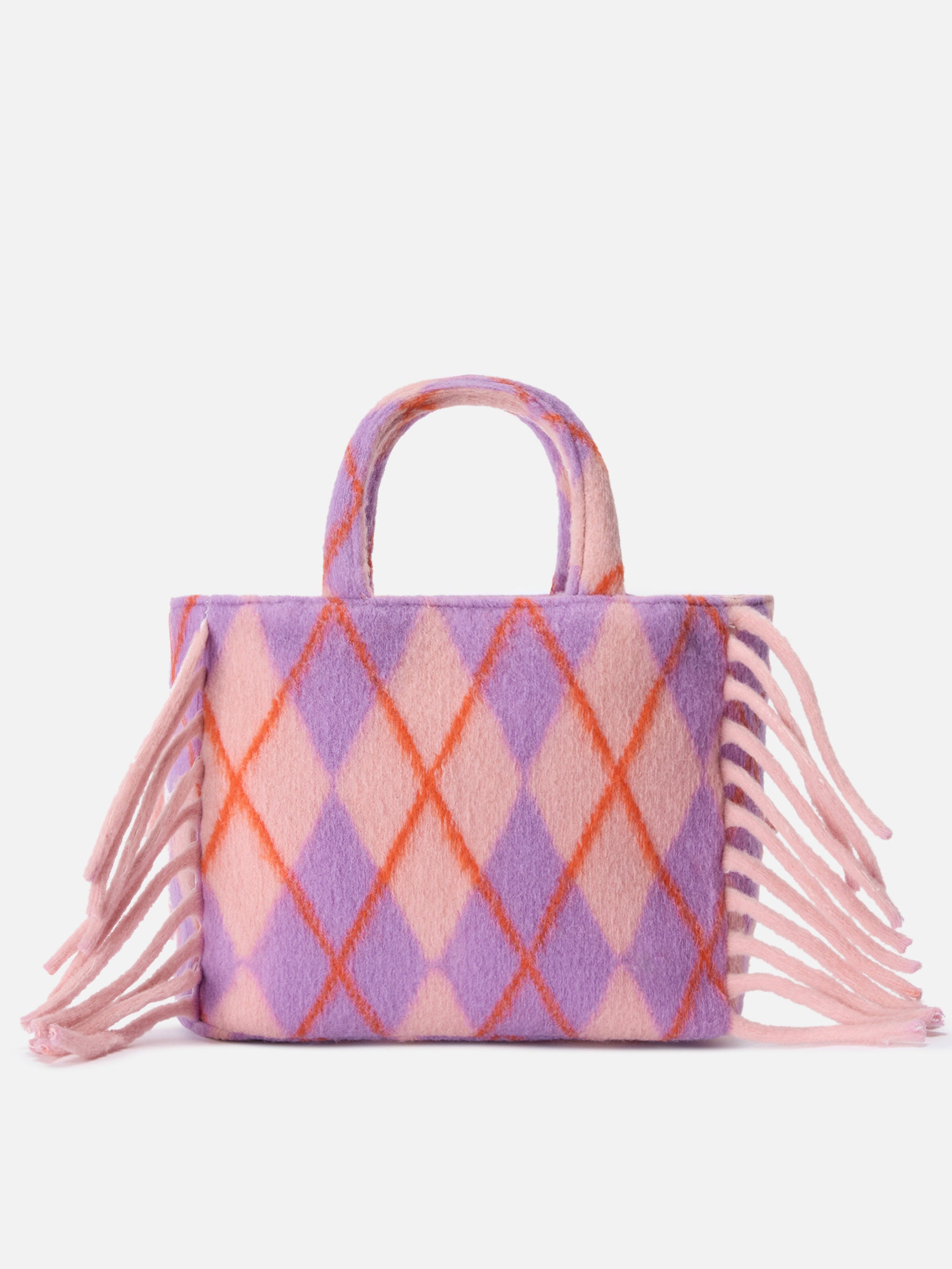 mc2-saint-barth-borsa-colette-blanket-con-stampa-argyle-verde image 4