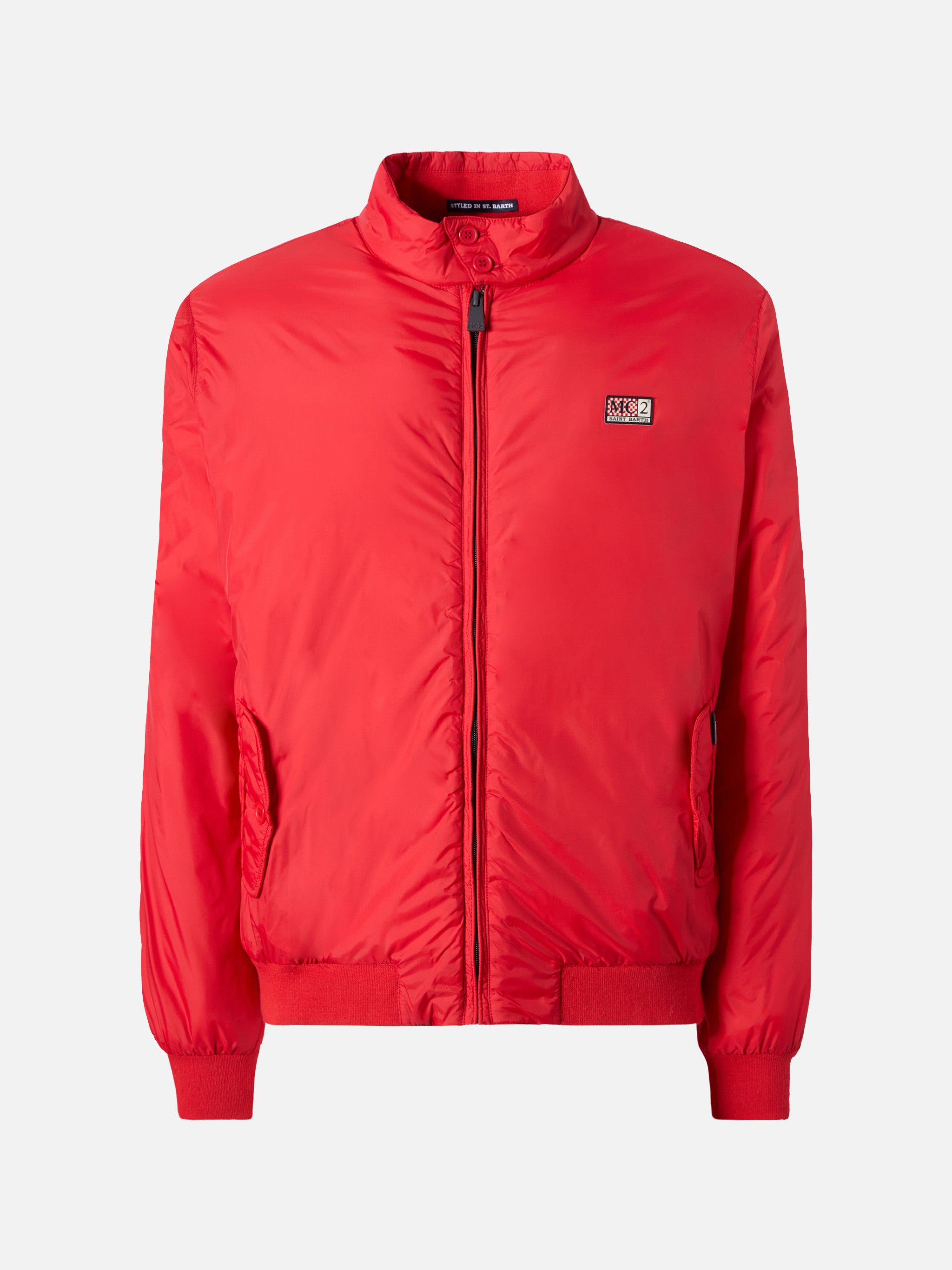 mc2-saint-barth-bomber-leggero-jet-uomo-rosso-royal image 6