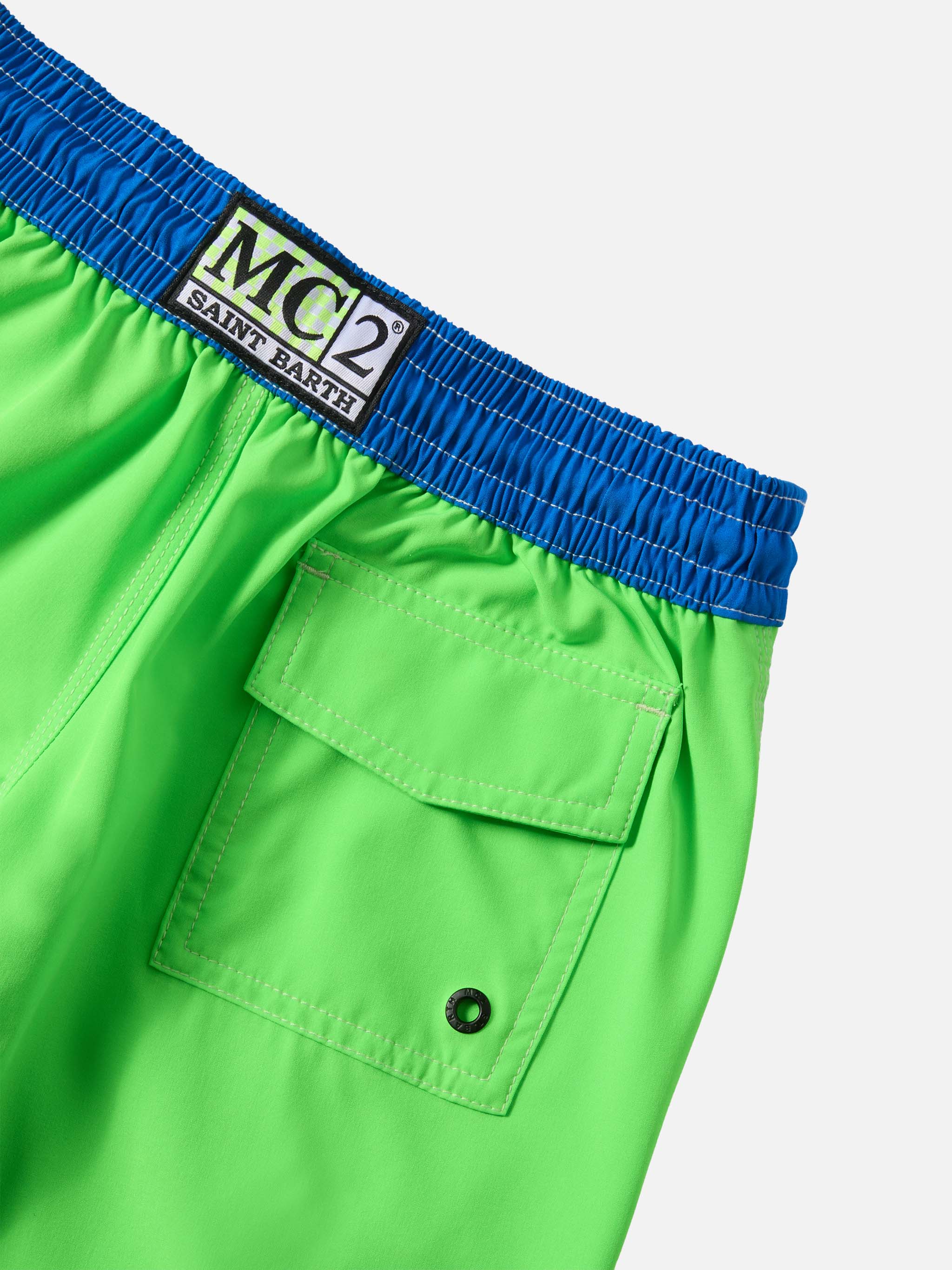mc2-saint-barth-comfort-surf-jr-costume-mare-bambino-verde-fluo-e-bluette image 3