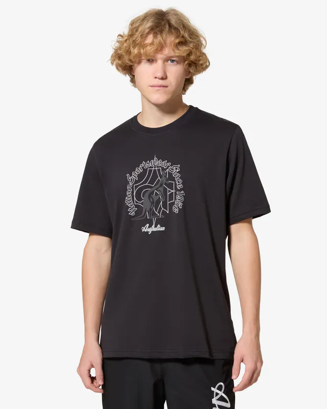 australian-archive-type-t-shirt-nera-regular-fit-in-cotone image 1