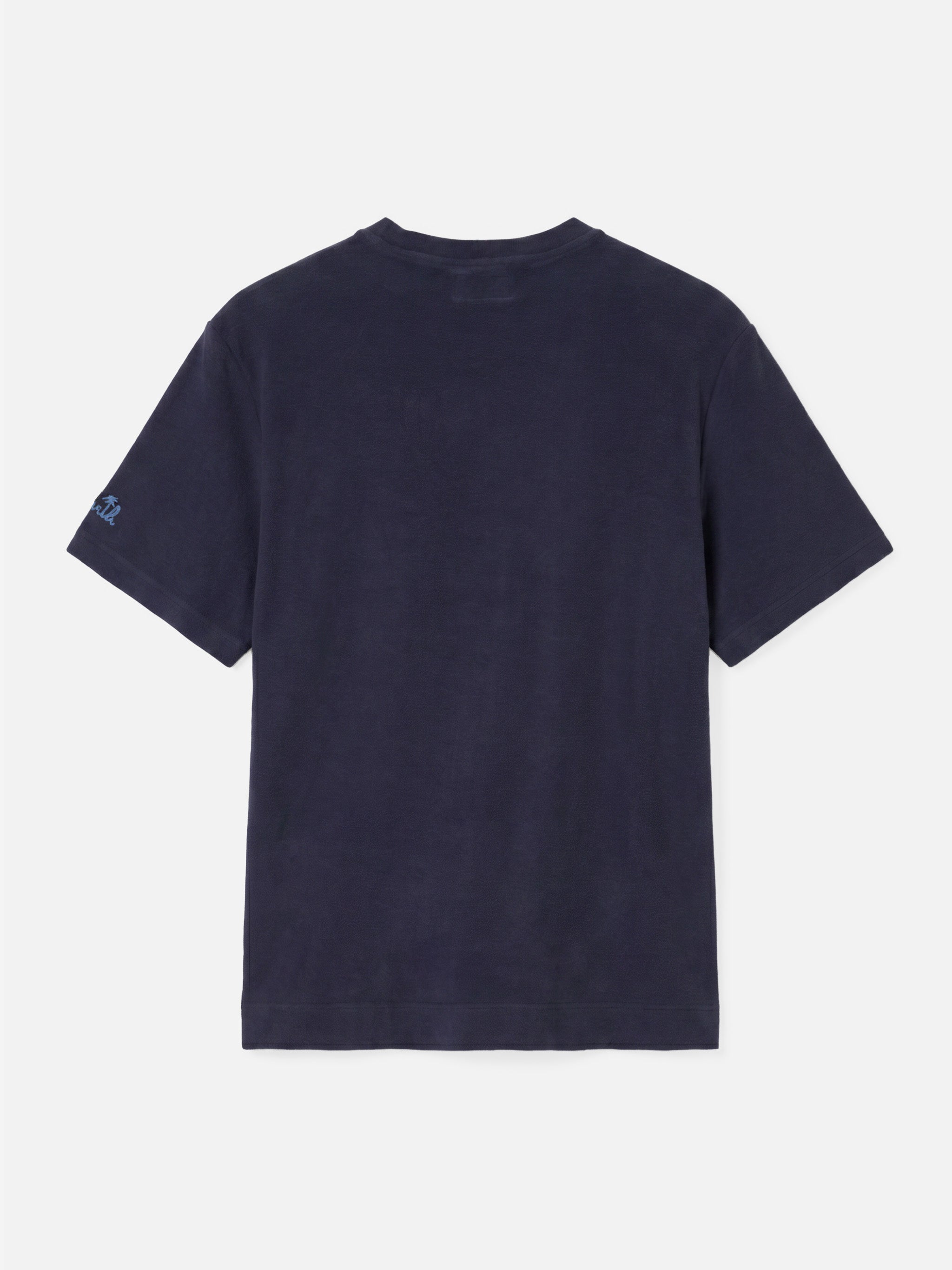 mc2-saint-barth-gary-t-shirt-uomo-spugna-blu-navy-con-taschino image 5