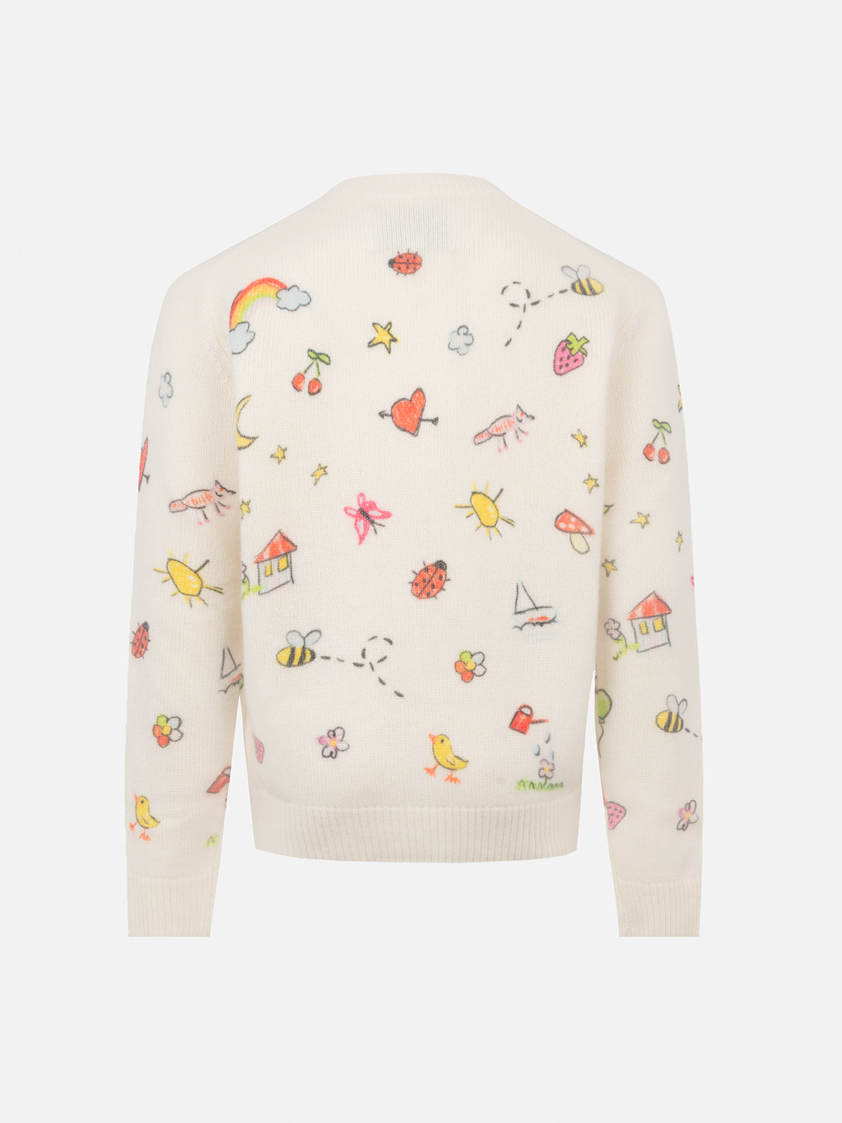 mc2-saint-barth-maglione-girocollo-princess-bianco-da-bambina-con-stampa-saint-b image 3
