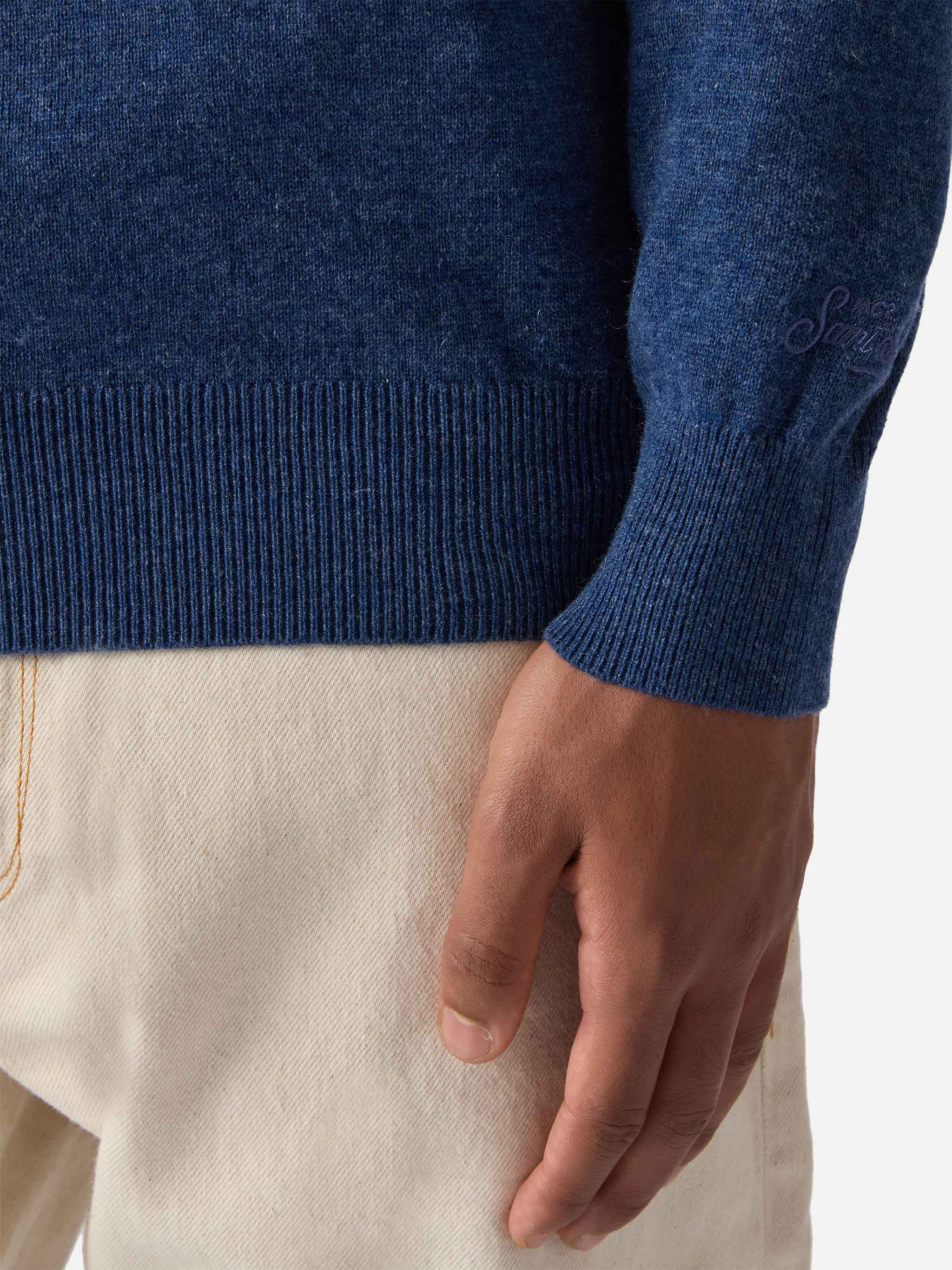 mc2-saint-barth-maglione-regent-girocollo-in-lana-merino-e-cashmere-azzurro-deni image 4