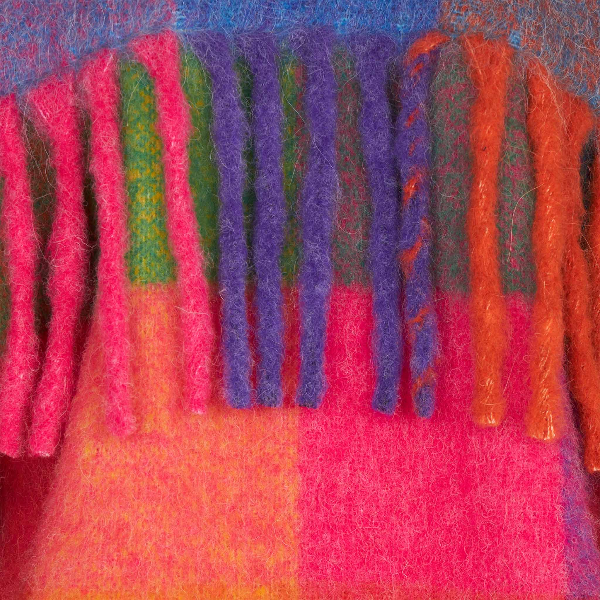 mc2-saint-barth-sovracamicia-bambina-check-multicolore-con-frange image 3
