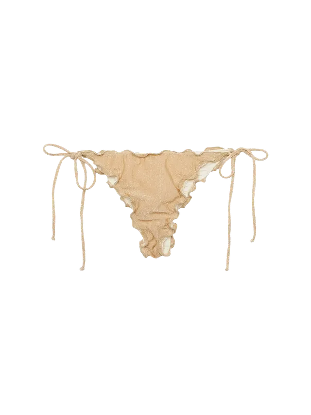 slip-mare-mc2-saint-barth-miami-in-lurex-oro-con-taglio-sgambato image 1