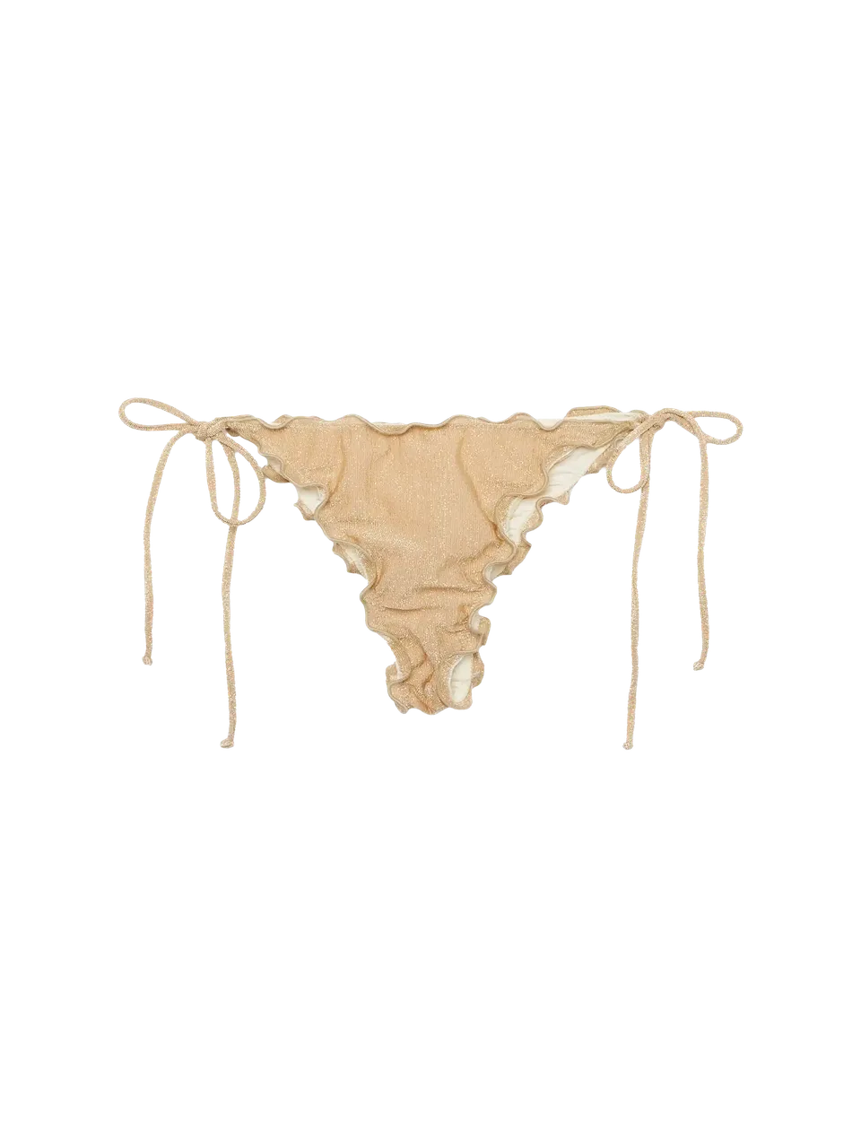 slip-mare-mc2-saint-barth-miami-in-lurex-oro-con-taglio-sgambato image 1
