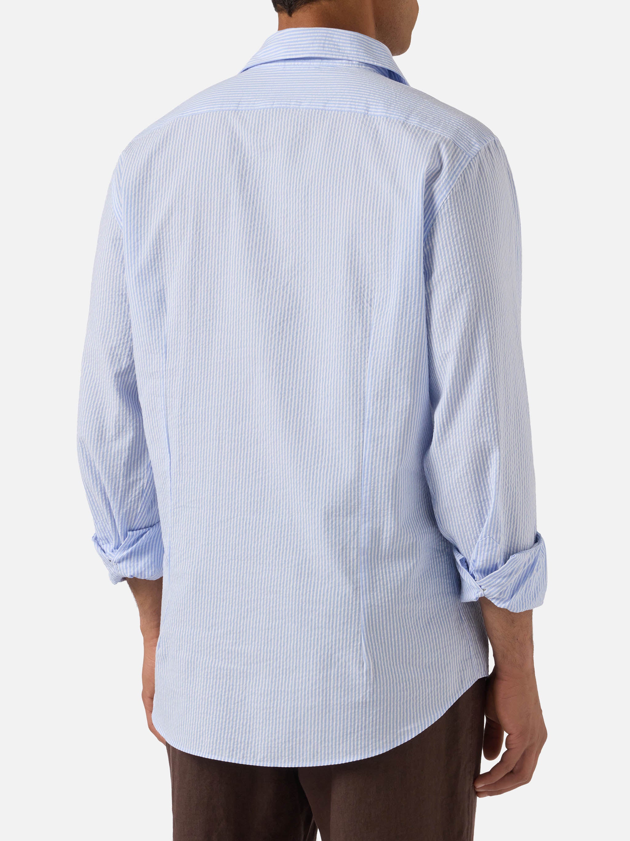 mc2-saint-barth-camicia-pamplona-in-seersucker-a-righe-azzurre image 3
