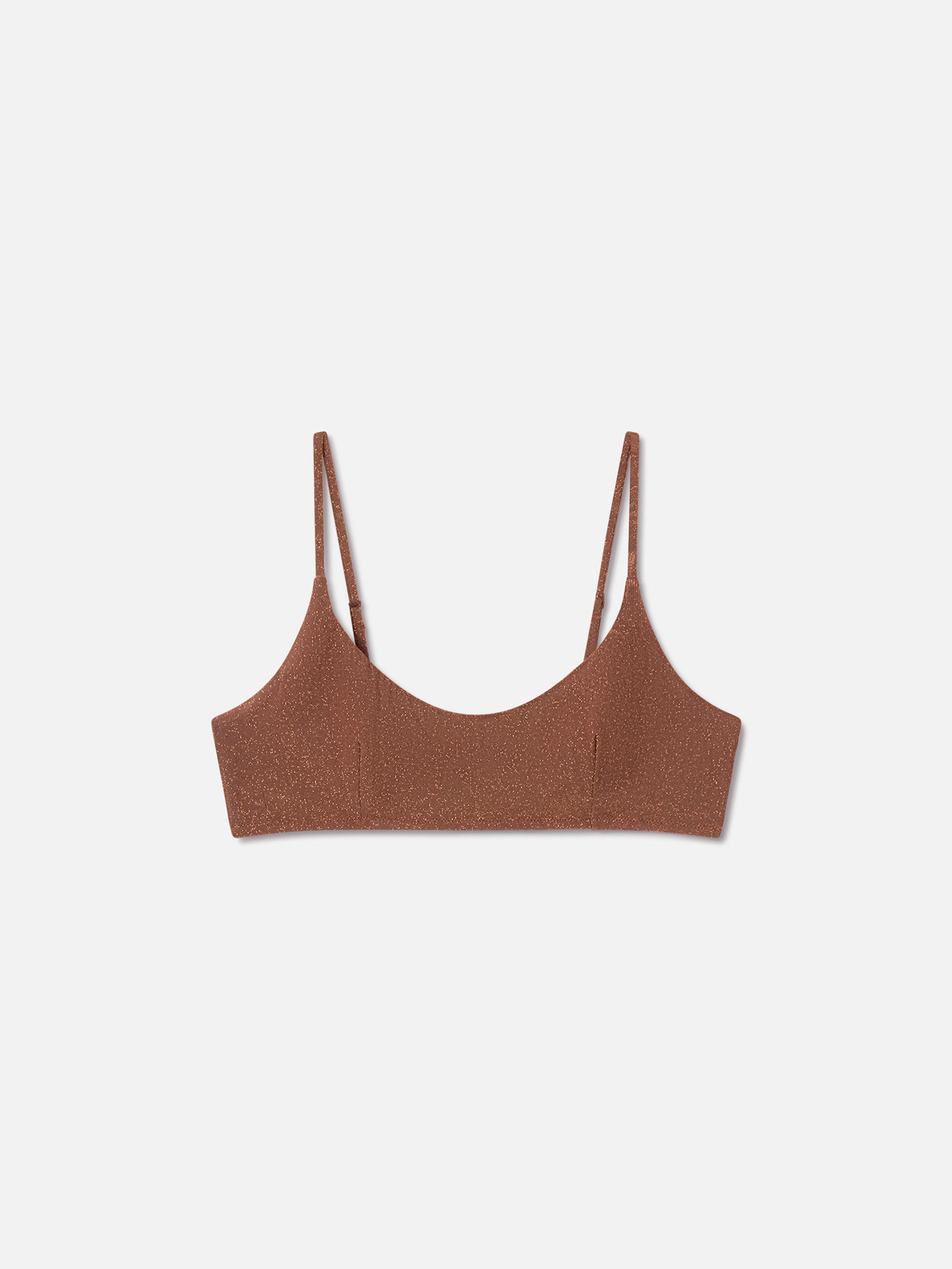 mc2-saint-barth-judy-top-bikini-bralette-lurex-marrone-tinta-unita image 1