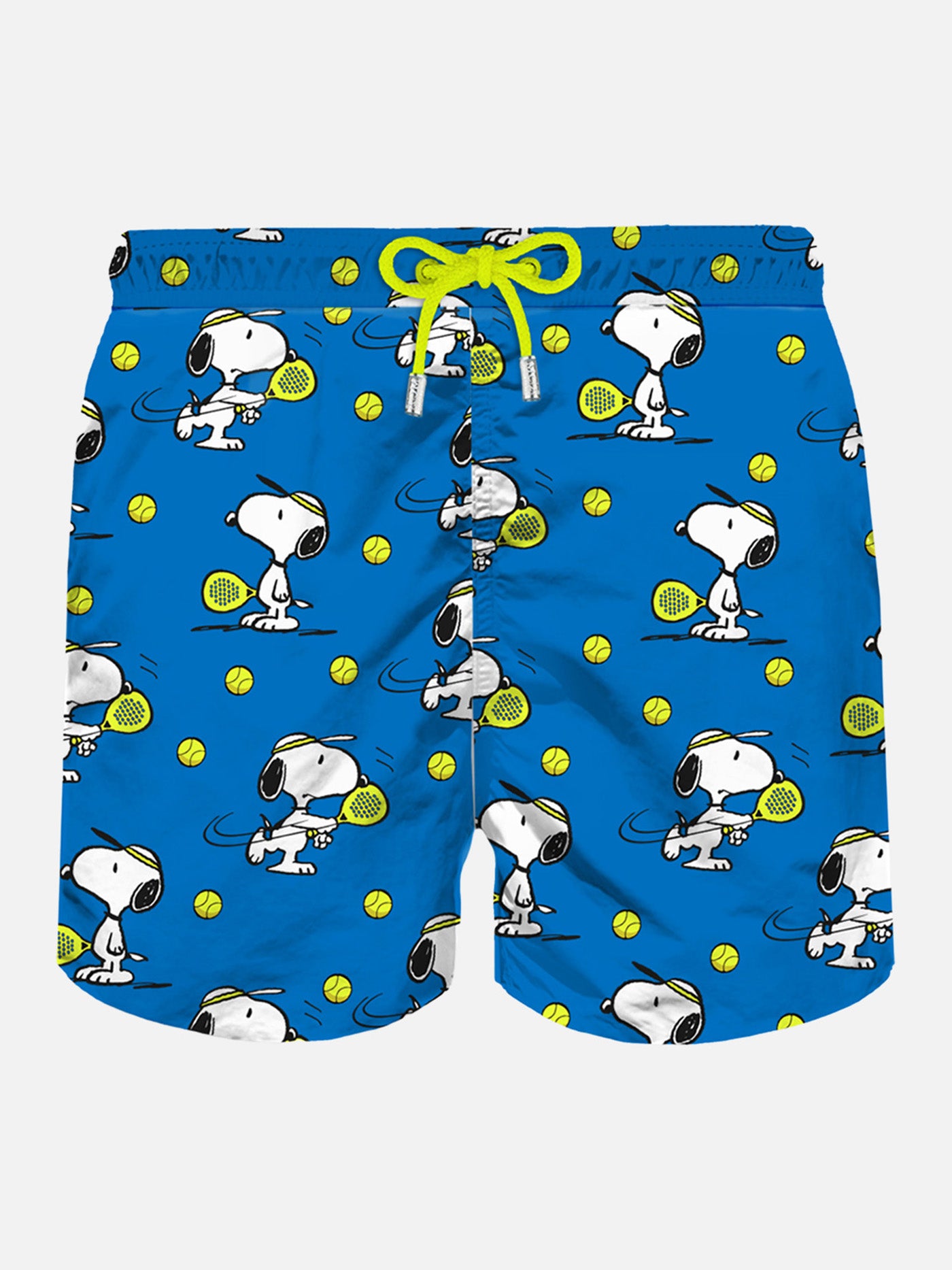 mc2-saint-barth-costume-bagno-uomo-snoopy-padel-bluette-peanuts-special-edition image 1