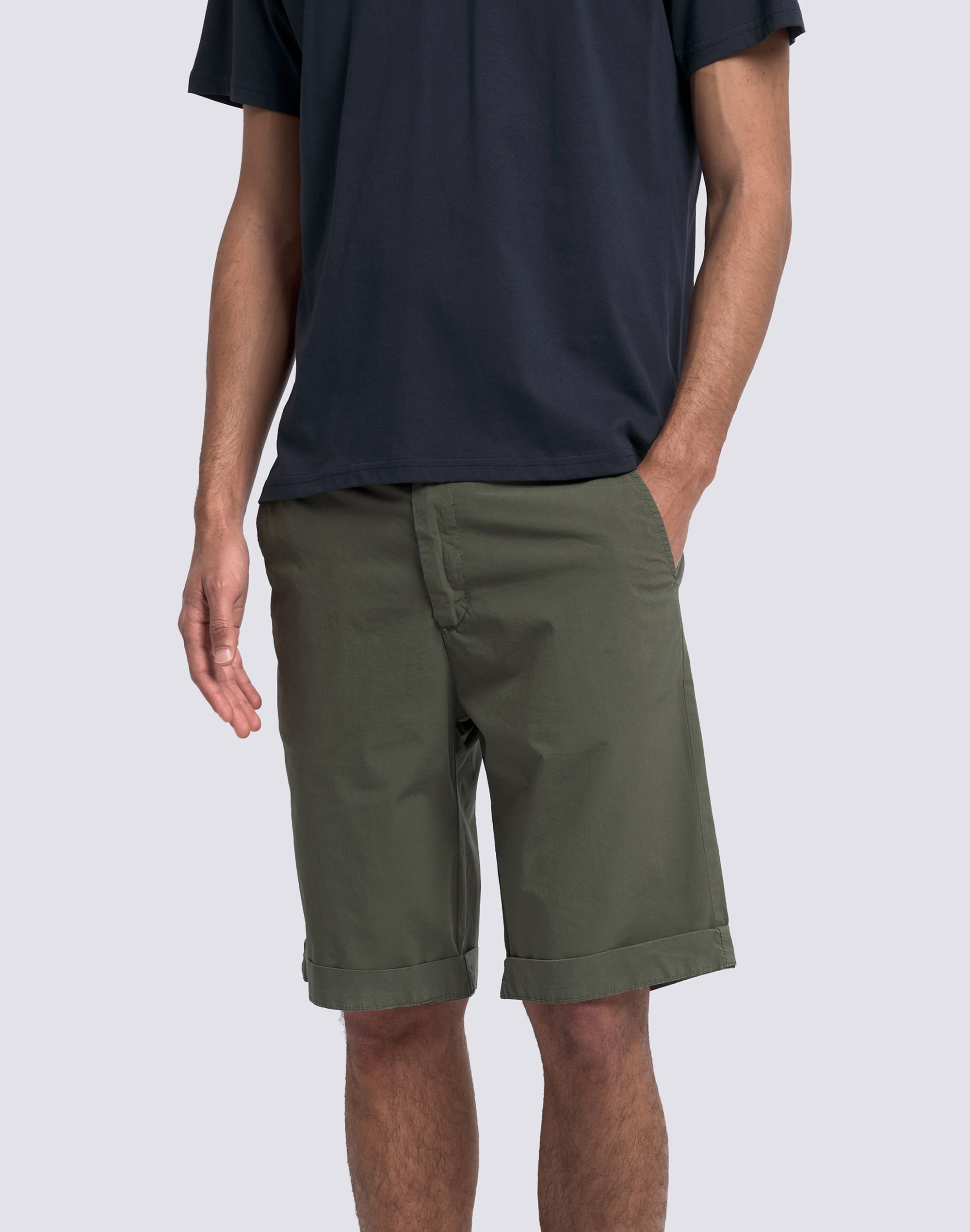 sundek-m304wkpi900-walkshort-uomo-in-popeline-stretch-tinto-capo image 4
