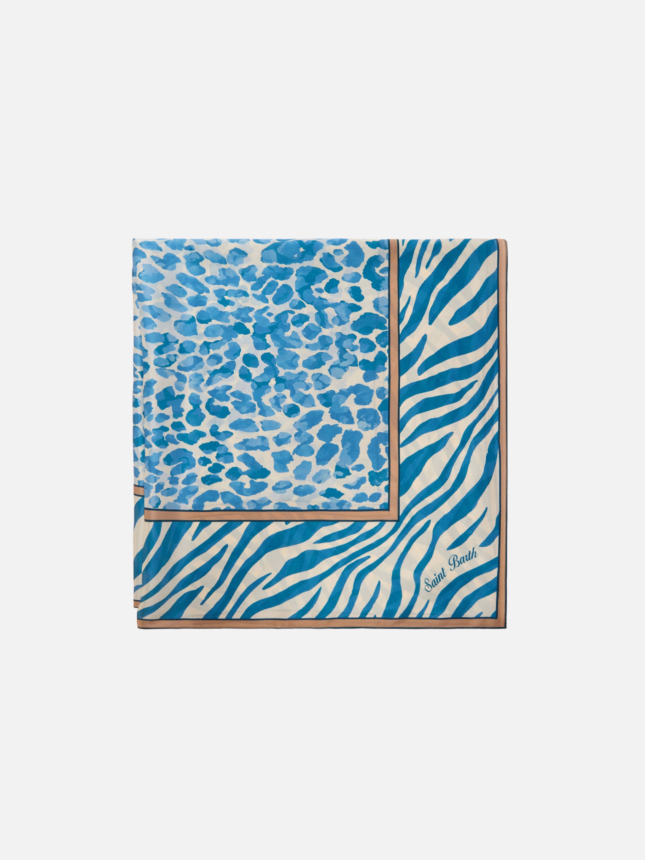 mc2-saint-barth-foulard-kitana-in-seta-con-stampa-animalier-blu image 2