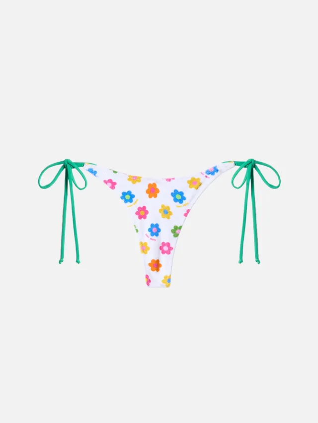mc2-saint-barth-norah-slip-mare-cheeky-donna-in-spugna-stampa-margherite image 1