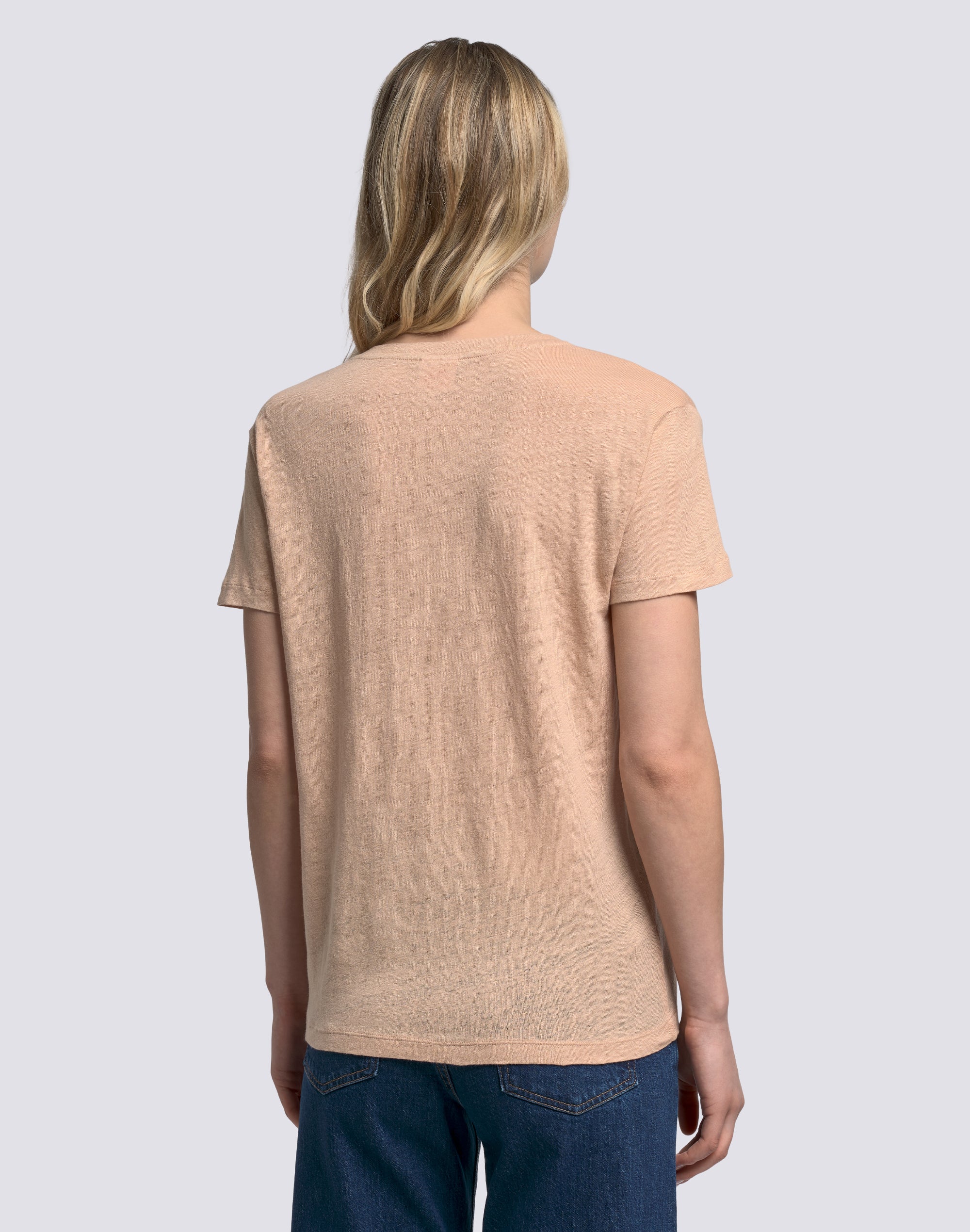 sundek-w967teli800-t-shirt-donna-a-mezze-maniche-in-lino image 5