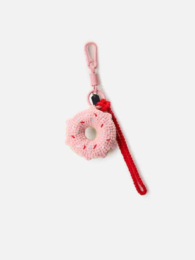 mc2-saint-barth-funny-charm-da-borsa-donut-crochet-rosa image 1