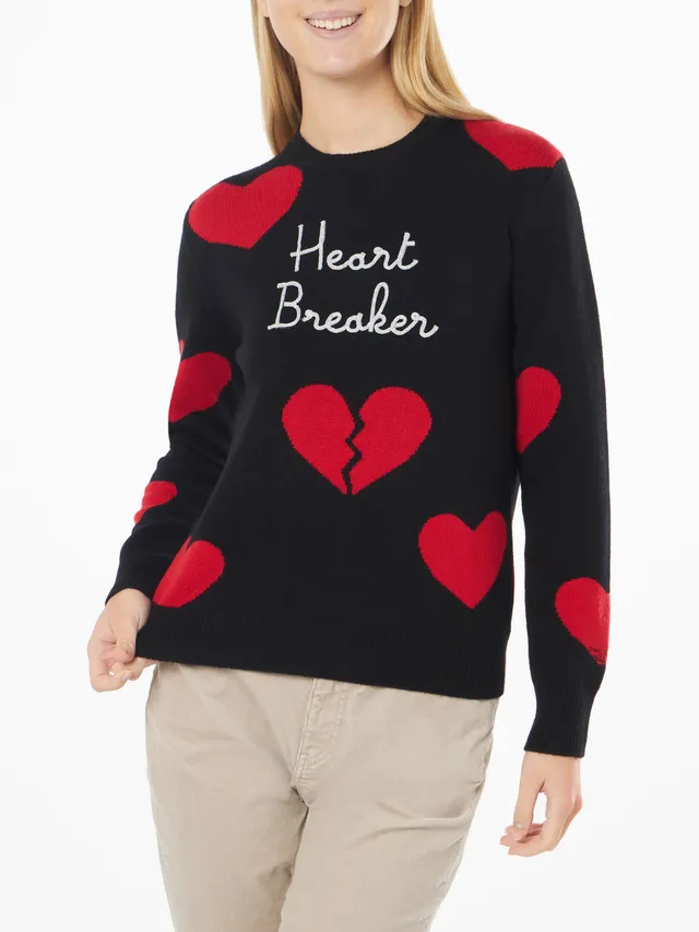mc2-saint-barth-maglione-new-queen-nero-con-ricamo-heart-breaker-e-jacquard-cuor image 1