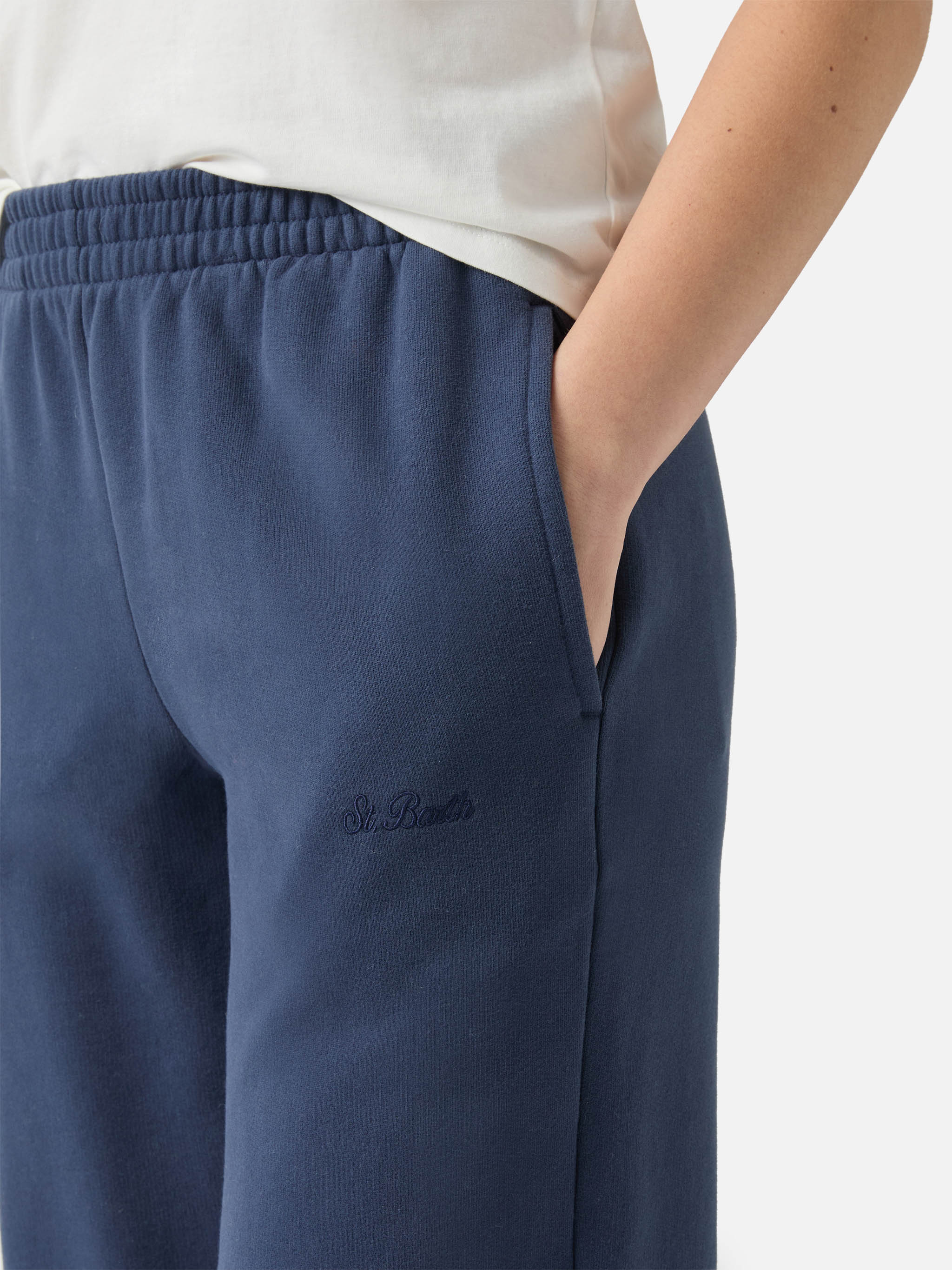 mc2-saint-barth-deena-joggers-donna-blu-navy-felpa-cotone image 2