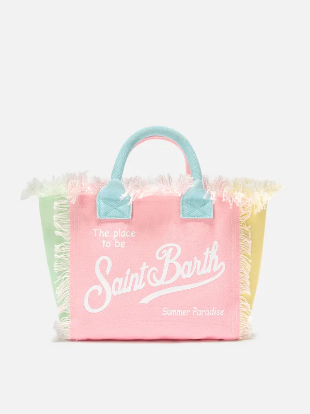 mc2-saint-barth-colette-borsa-canvas-multicolor-color-block image 1
