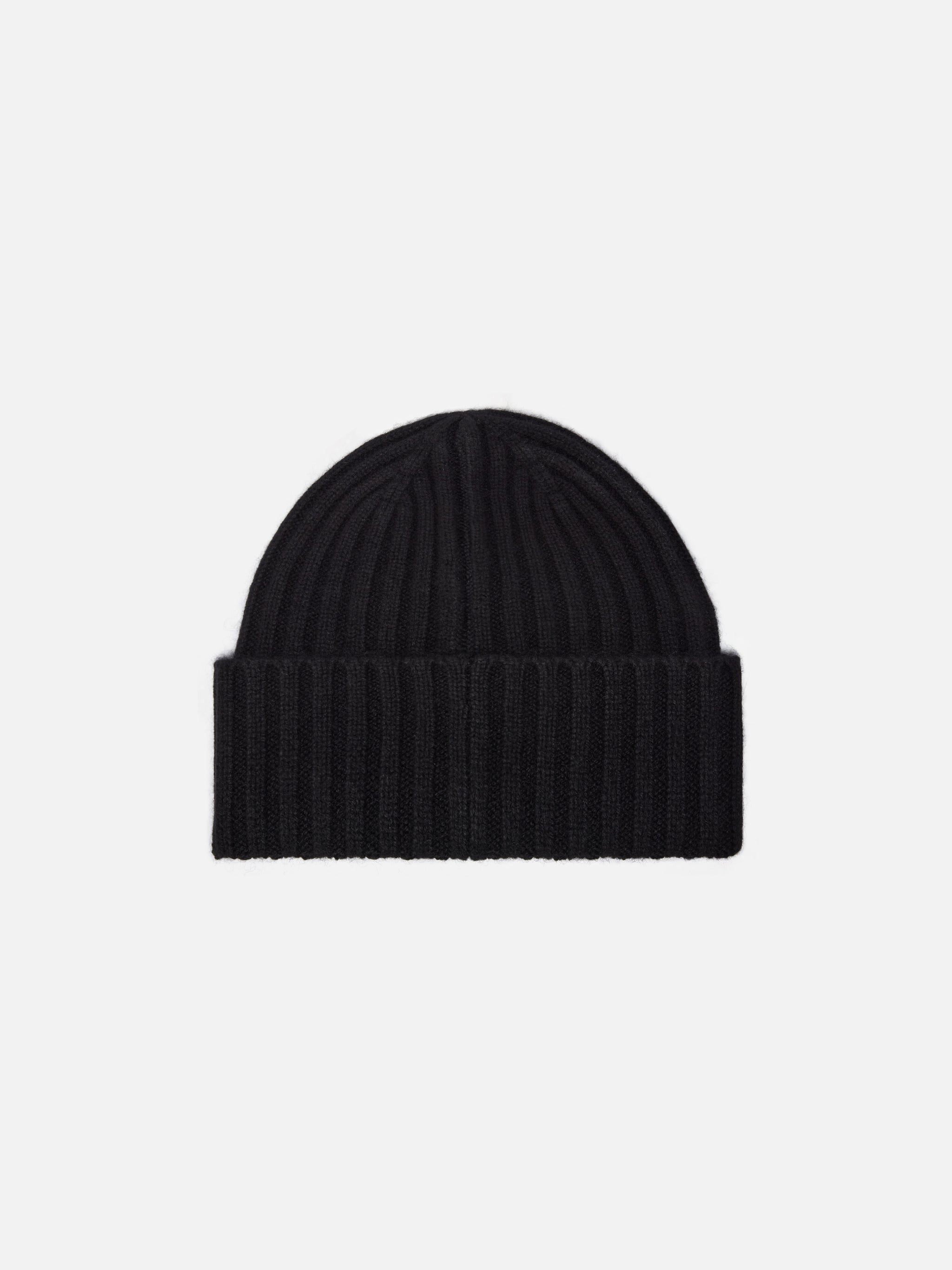 mc2-saint-barth-wengen-berretto-in-cashmere-nero-con-ricamo-st-barth-sul-risvolt image 3