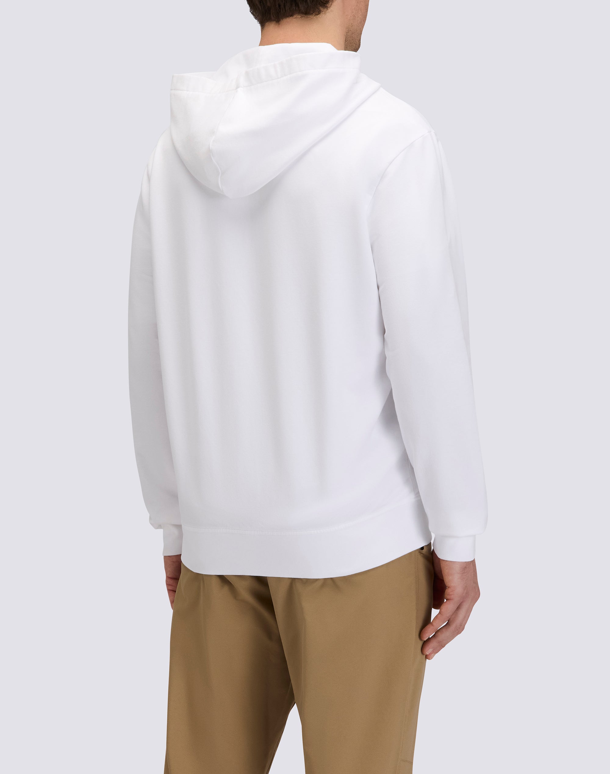 sundek-m432jhf9500-felpa-uomo-full-zip-con-cappuccio-in-cotone-degarzato image 2