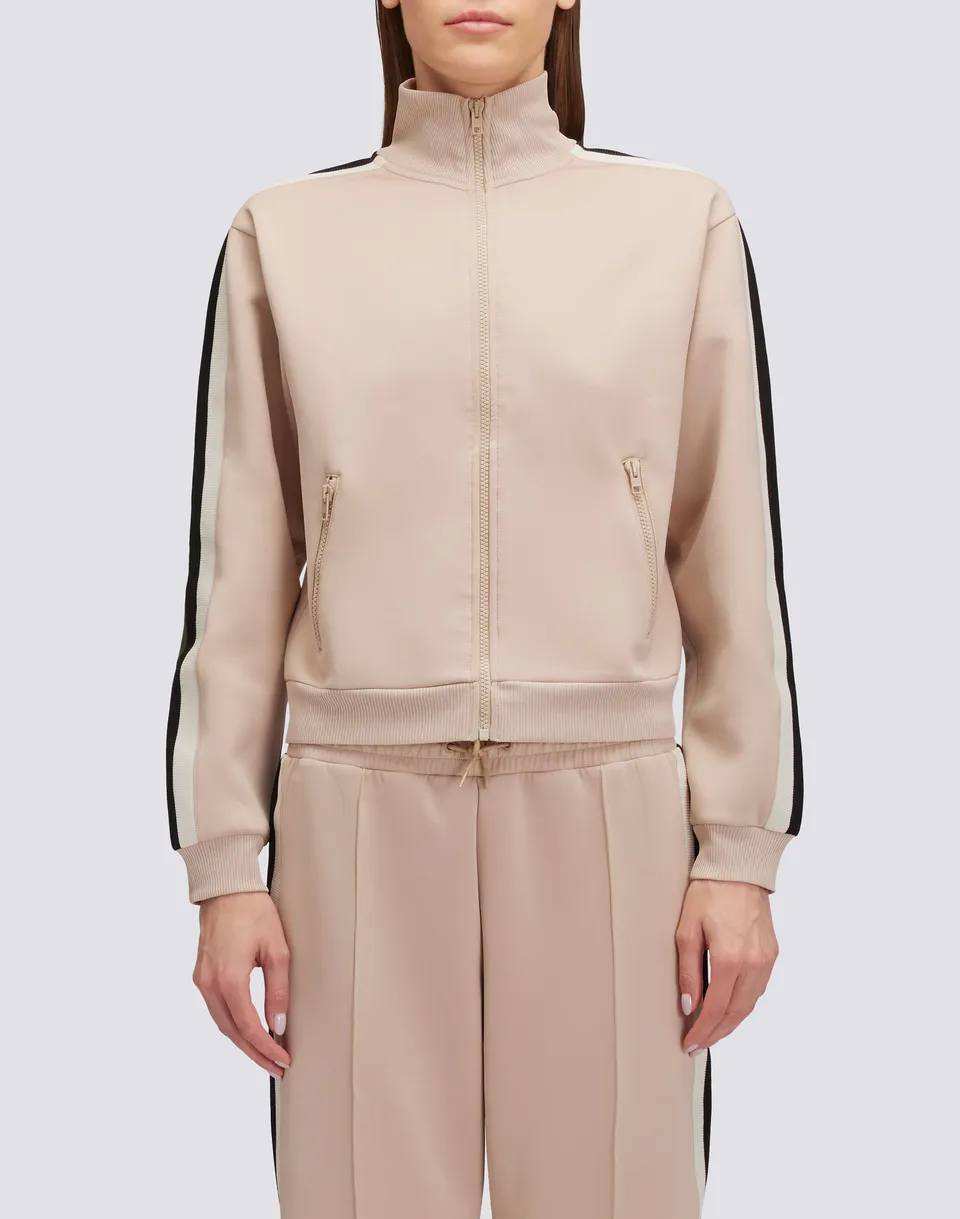 sundek-goldenwave-felpa-scuba-donna-full-zip-con-arcobaleno-w045jhsc100 image 1