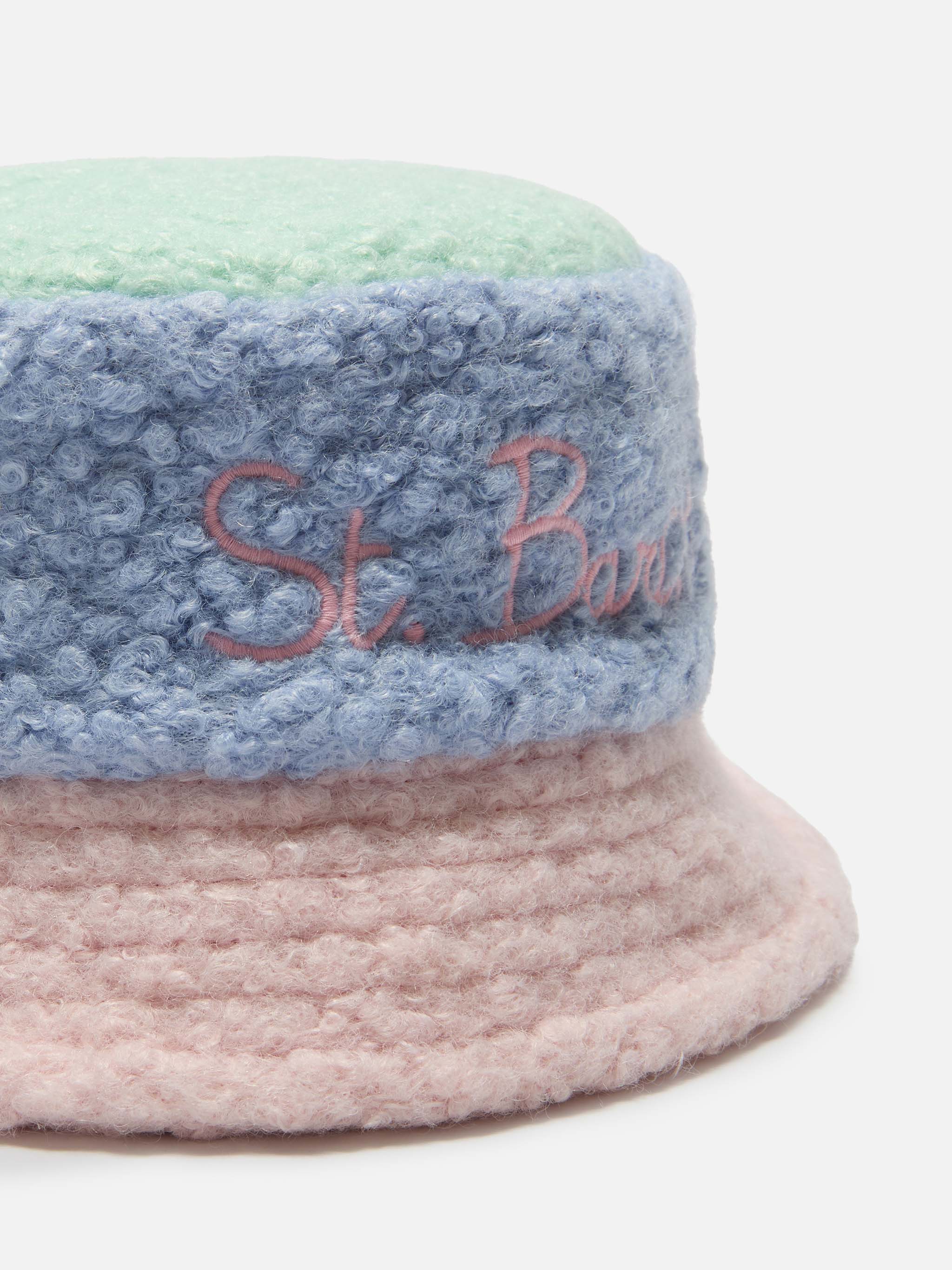 mc2-saint-barth-cappello-bucket-in-sherpa-multicolor-con-ricamo-st-barth image 2