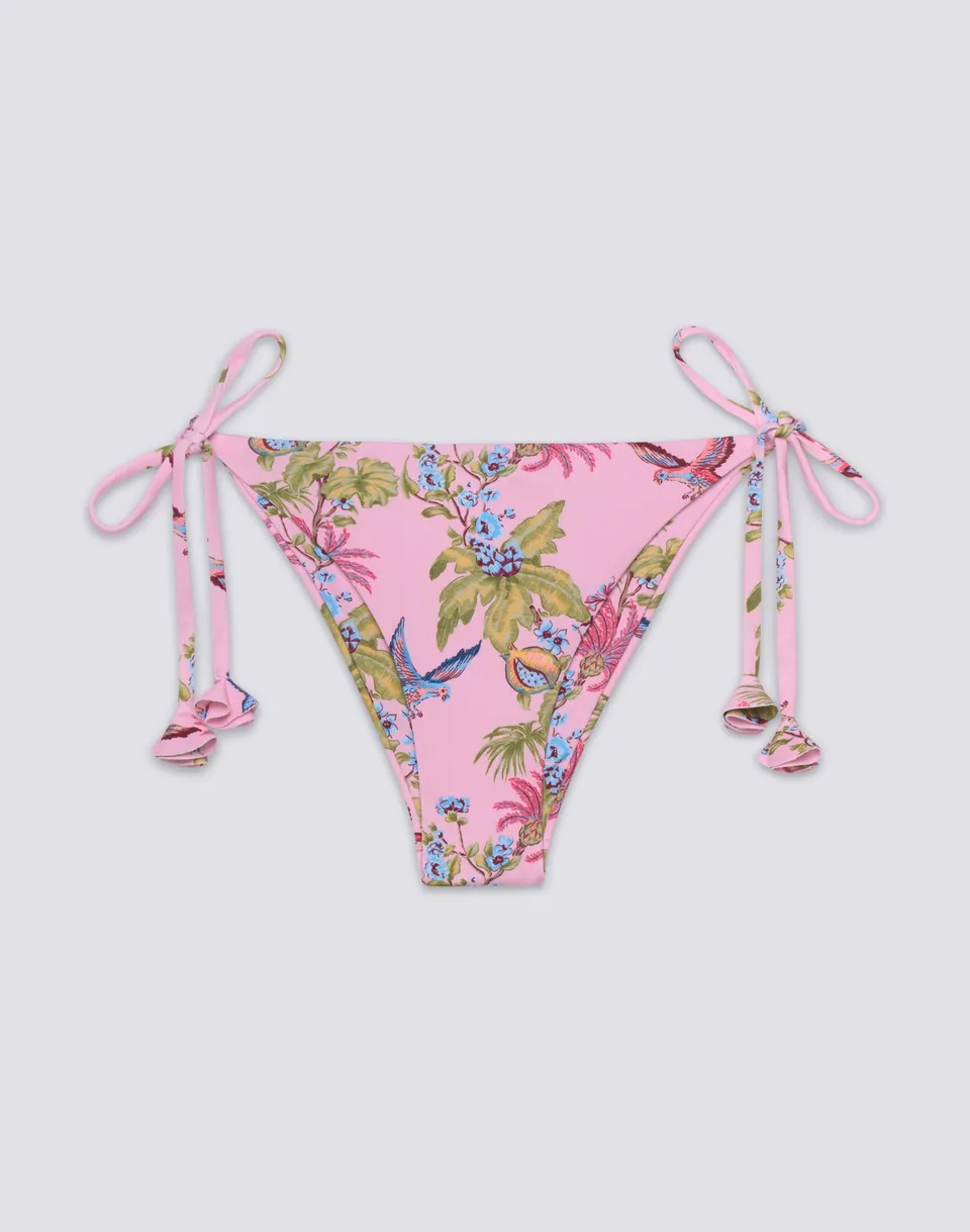 sundek-anita-slip-bikini-con-lacci-regolabili-sweet-parrot image 1