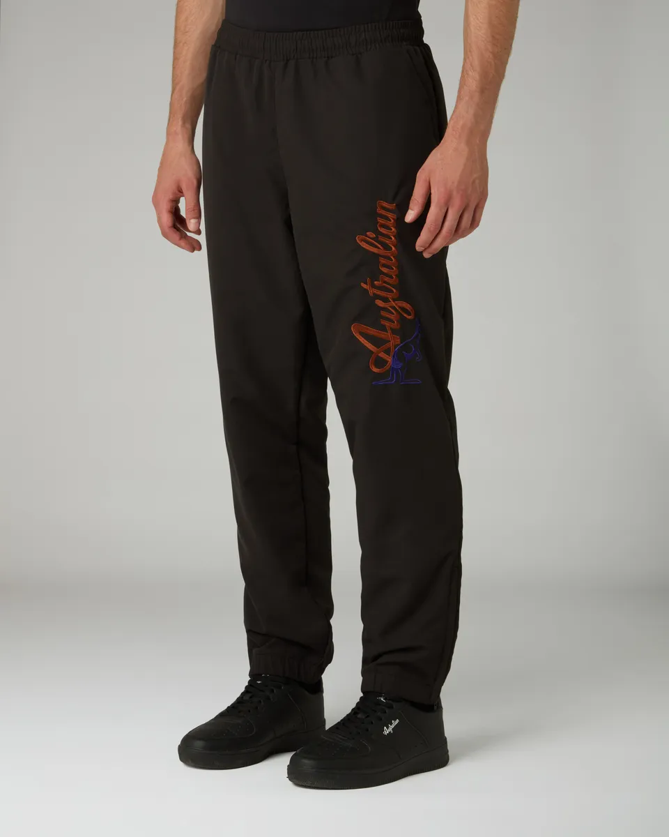 australian-rust-bumper-track-pant-nero-pantalone-tuta-microtouch image 1