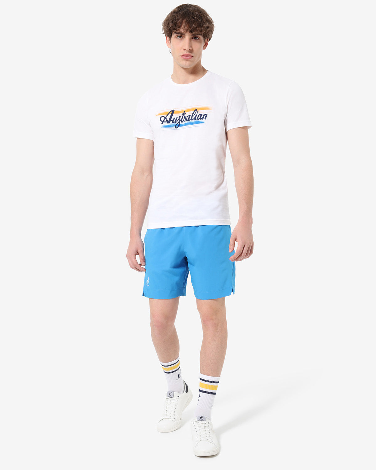 australian-slam-short-tennis-short-blu-capri image 2