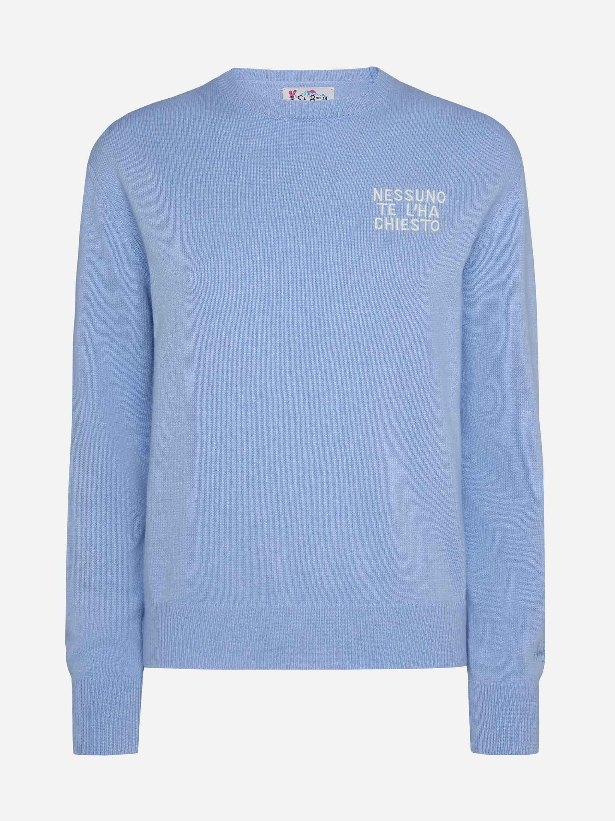 mc2-saint-barth-maglione-new-queen-donna-azzurro-girocollo-ricamo-nessuno-te-l-h image 3