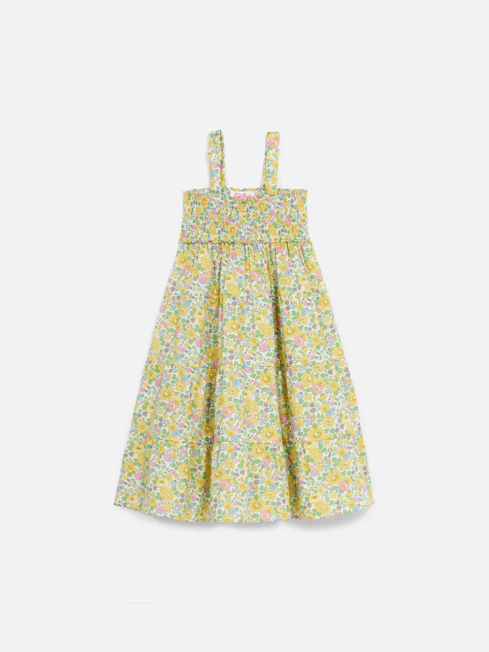 mc2-saint-barth-jemine-jr-abito-da-bambina-in-cotone-liberty-betsy-giallo image 1