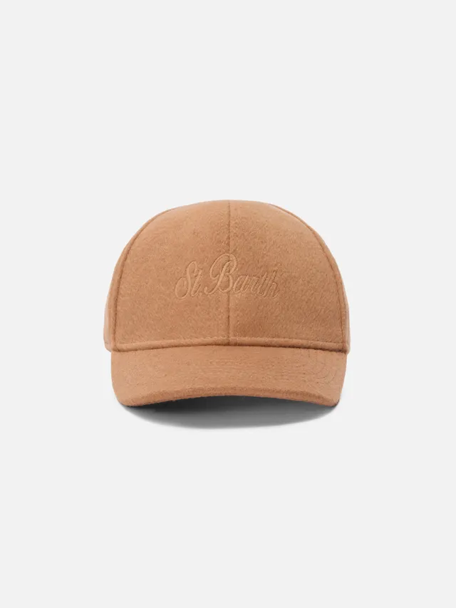 mc2-saint-barth-cappello-baseball-felt-cammello-in-misto-lana-taglia-unica image 1