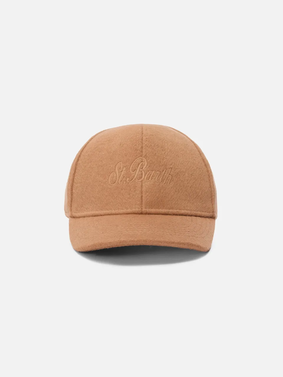 mc2-saint-barth-cappello-baseball-felt-cammello-in-misto-lana-taglia-unica image 1