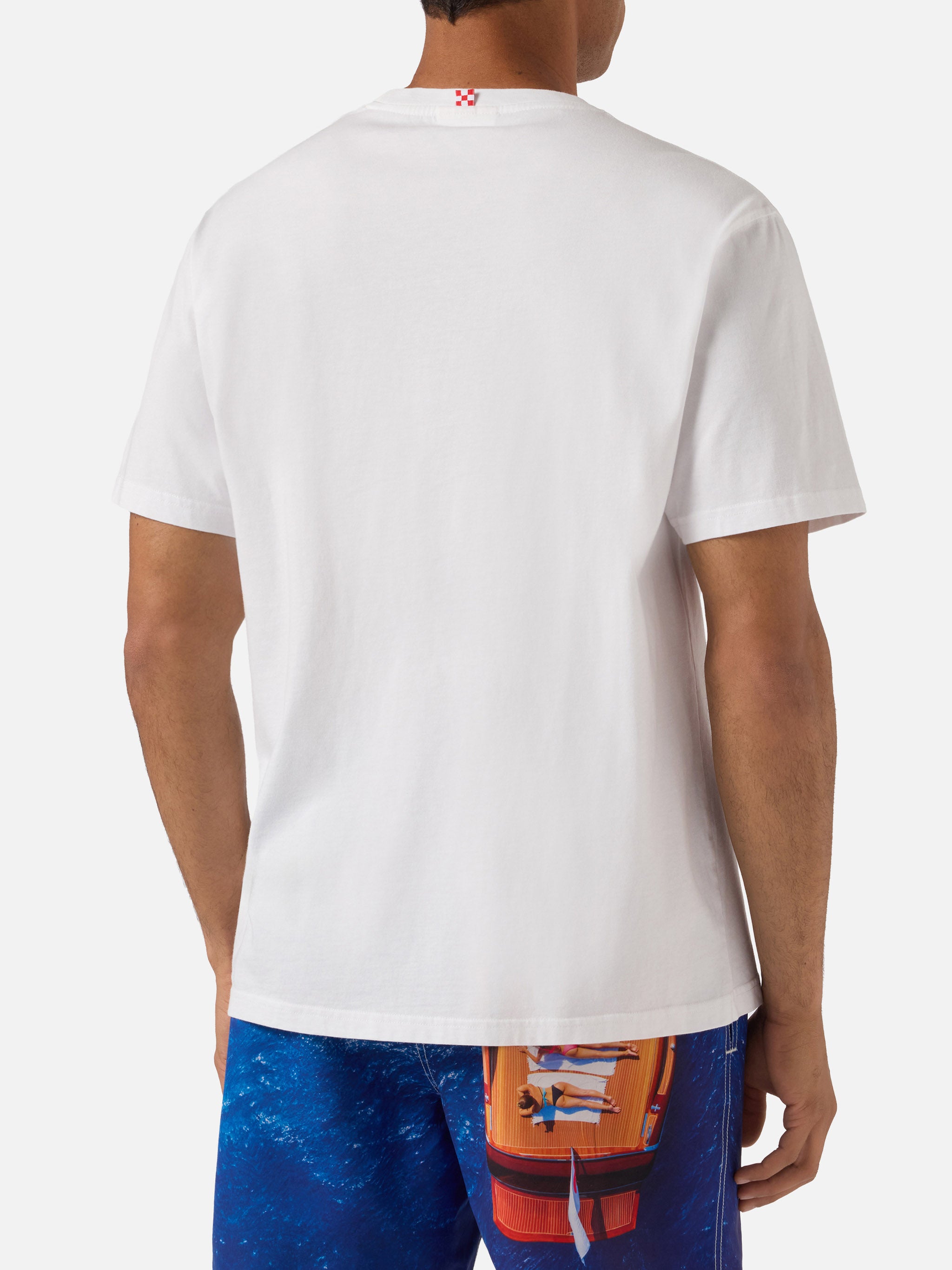 mc2-saint-barth-t-shirt-portofino-bianca-uomo-faccio-tutto-a-fin-di-bere-special image 4