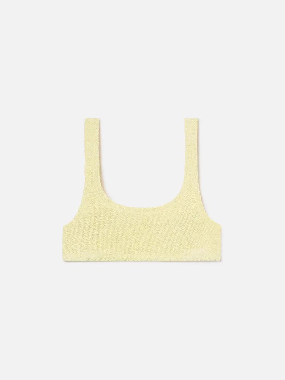 mc2-saint-barth-naima-top-bikini-bralette-crinkle-giallo image 1