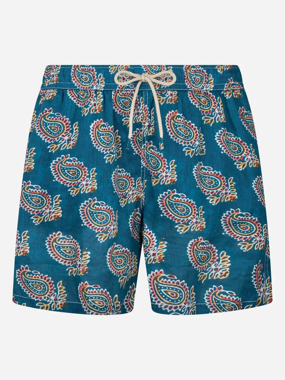 mc2-saint-barth-gustavia-costume-mare-uomo-in-lino-fantasia-paisley-blu-navy image 1