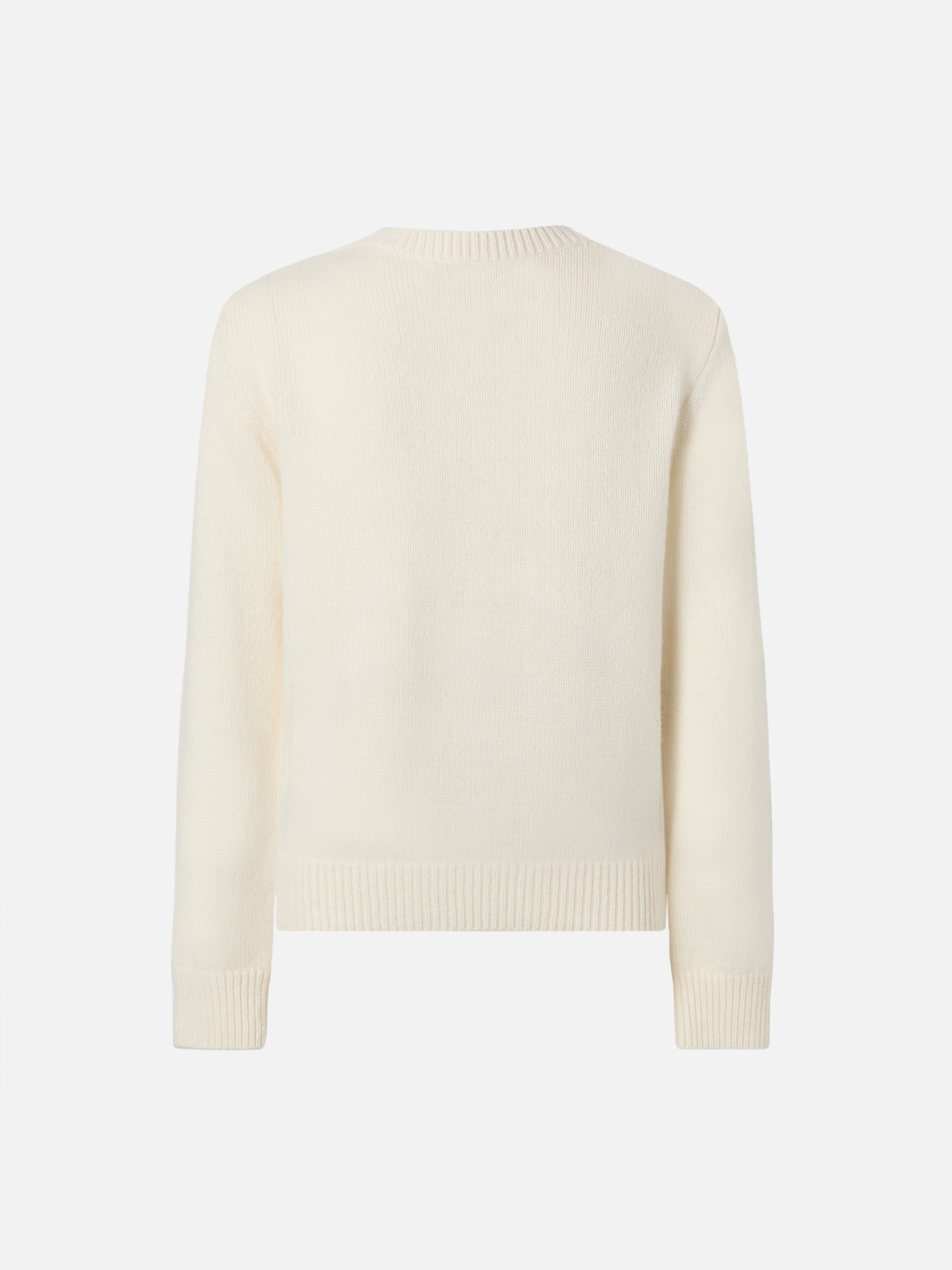 mc2-saint-barth-maglione-princess-bambina-in-misto-cashmere-con-orsetto image 2