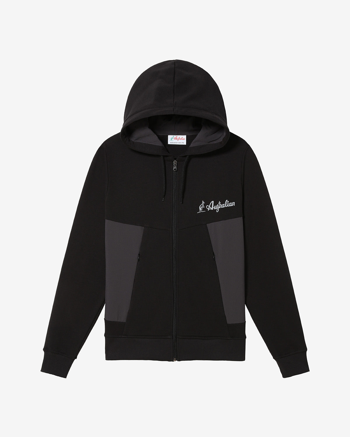 australian-tek-fleece-jacket-softech-nera-con-cappuccio image 6