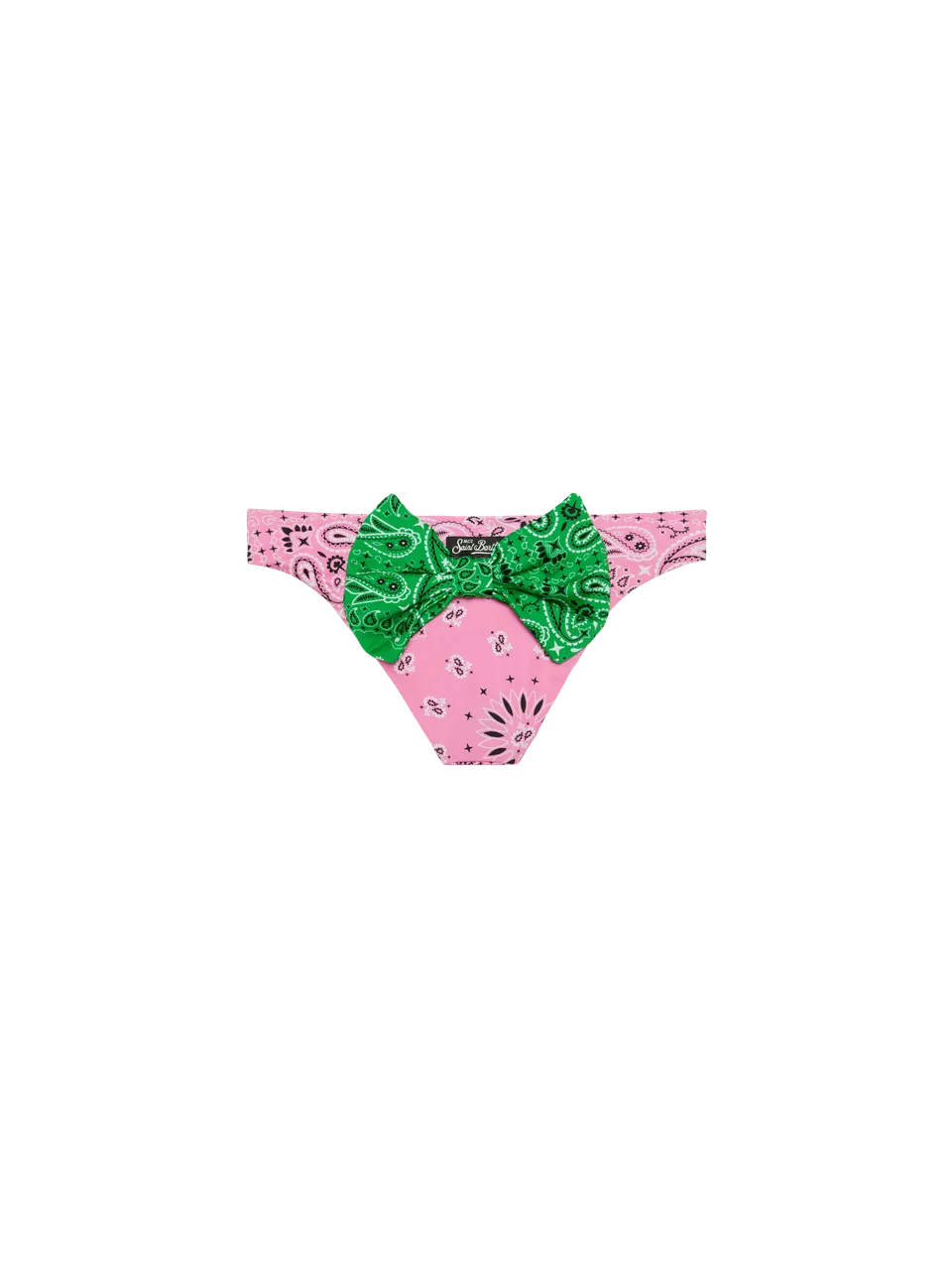 mc2-saint-barth-slip-bagno-bambina-stampa-bandana-rosa image 1