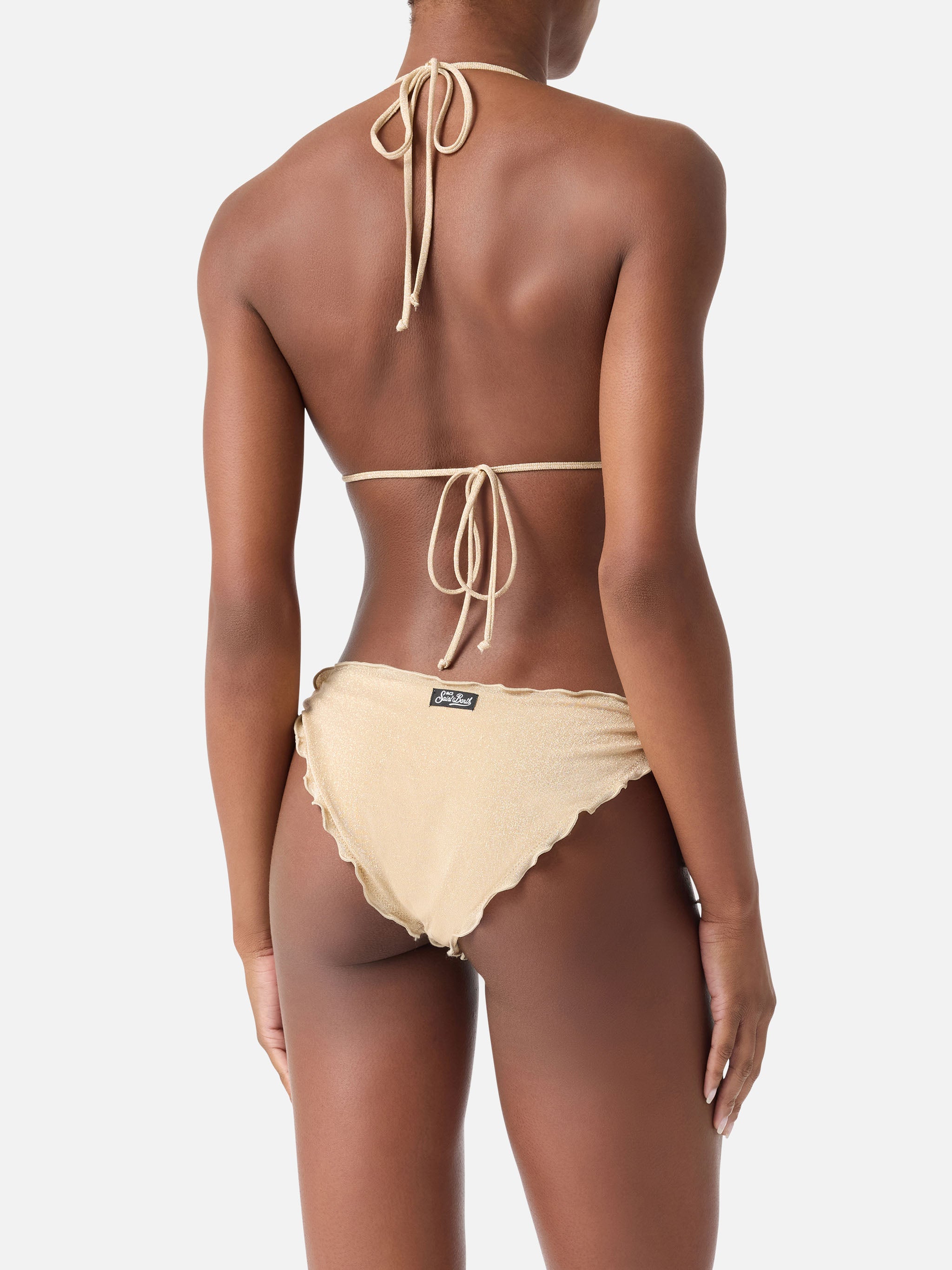 mc2-saint-barth-sagittarius-moon-bikini-donna-triangolo-oro-lurex image 4