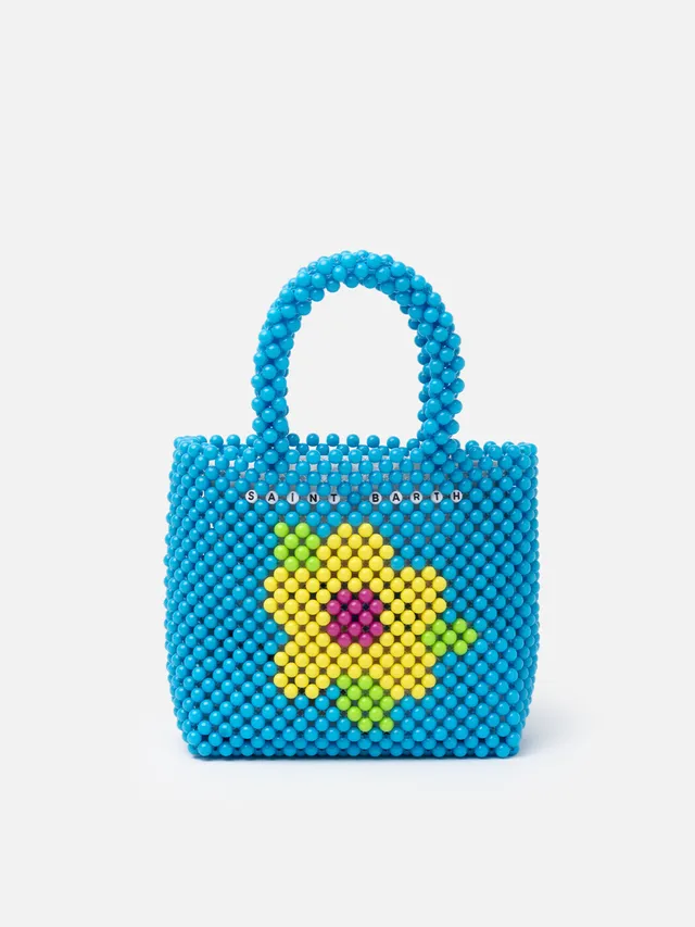 mc2-saint-barth-bead-borsa-piccola-con-perline-multicolor-da-spalla image 1