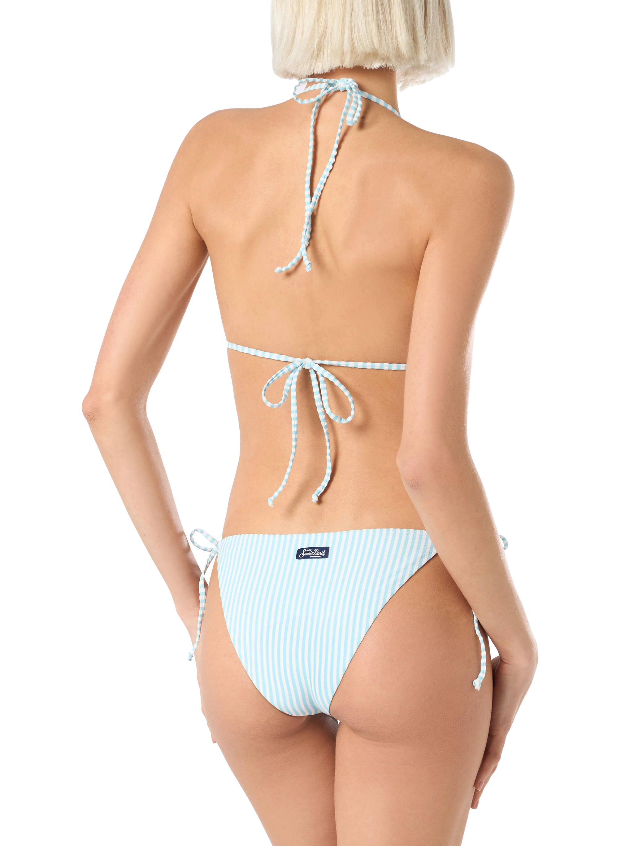 mc2-saint-barth-bikini-donna-leah-virgo-triangolo-seersucker-azzurro image 4