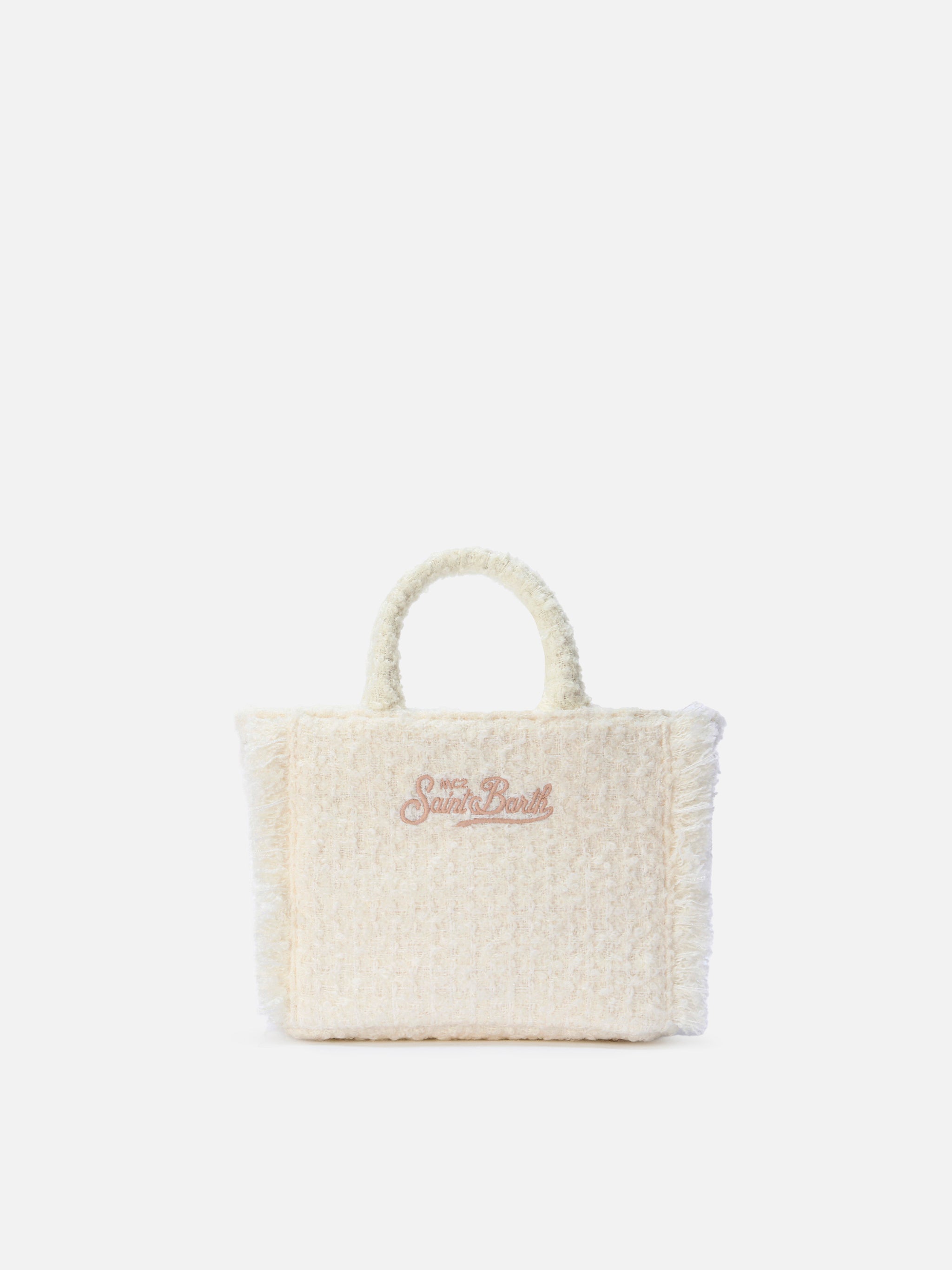 mc2-saint-barth-borsa-vanity-mini-tweed-bianca-con-tracolla image 4