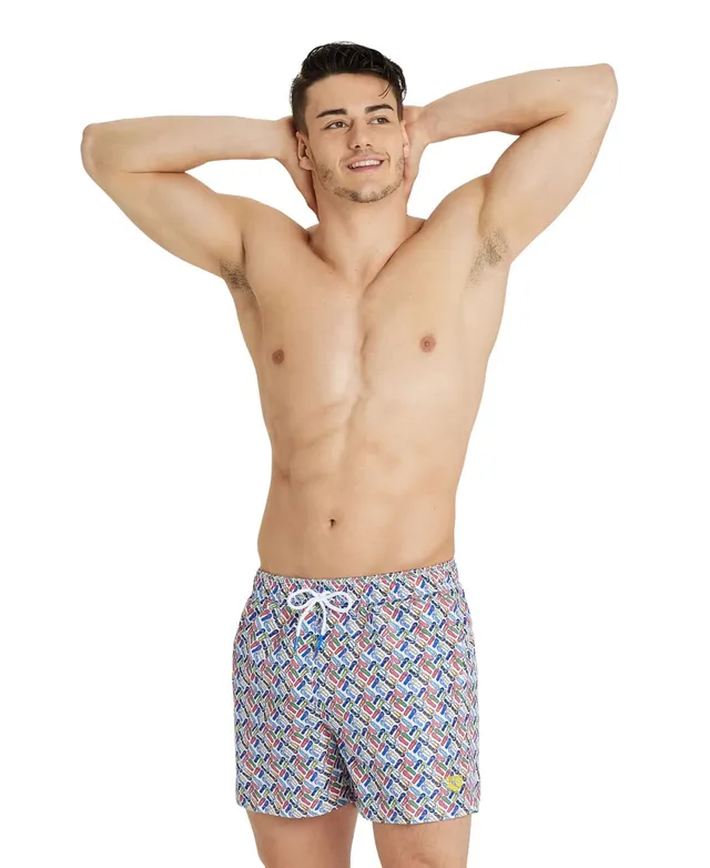 arena-allover-costume-mare-uomo-boxer-piscina-in-tessuto-riciclato image 1