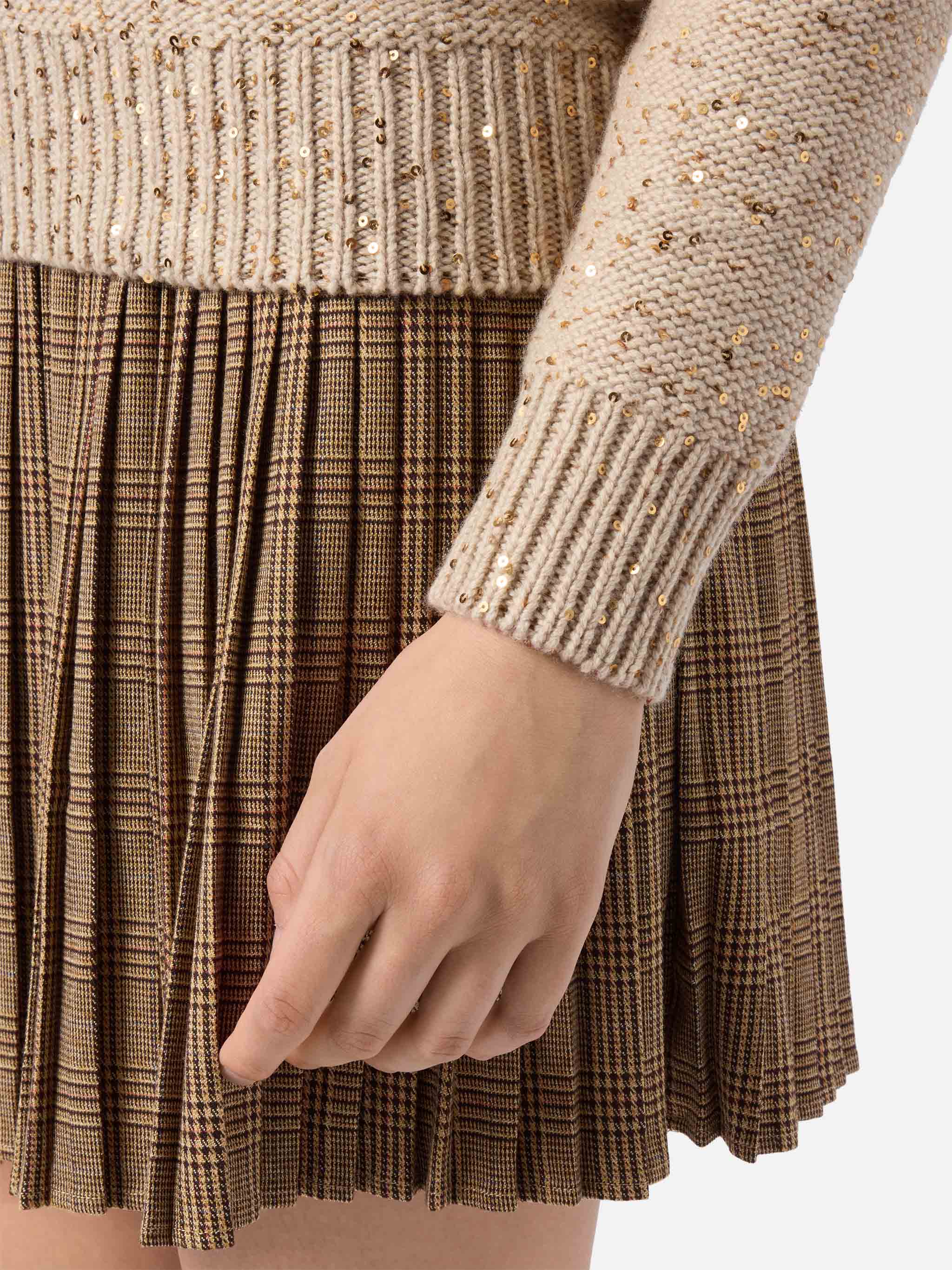 mc2-saint-barth-maglione-girocollo-oro-con-paillettes-donna image 3