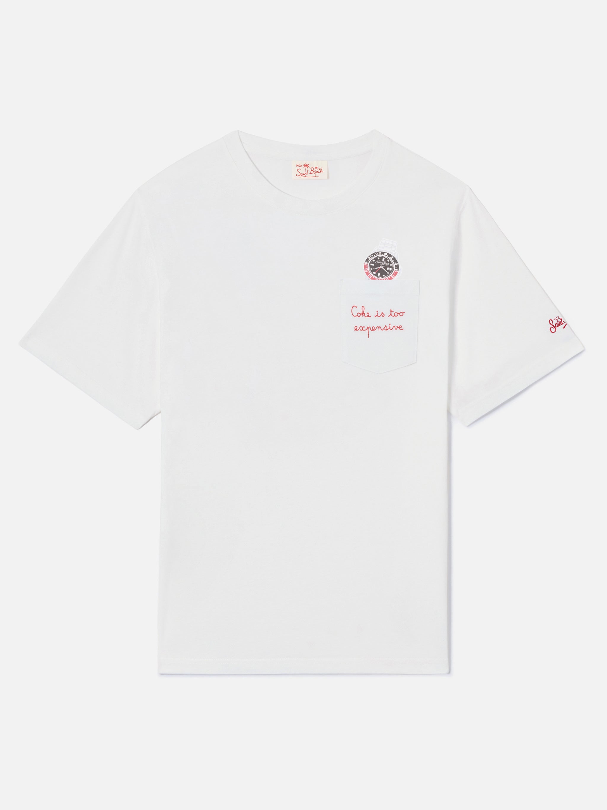 mc2-saint-barth-t-shirt-austin-uomo-in-cotone-bianca-coke-is-too-expensive image 5